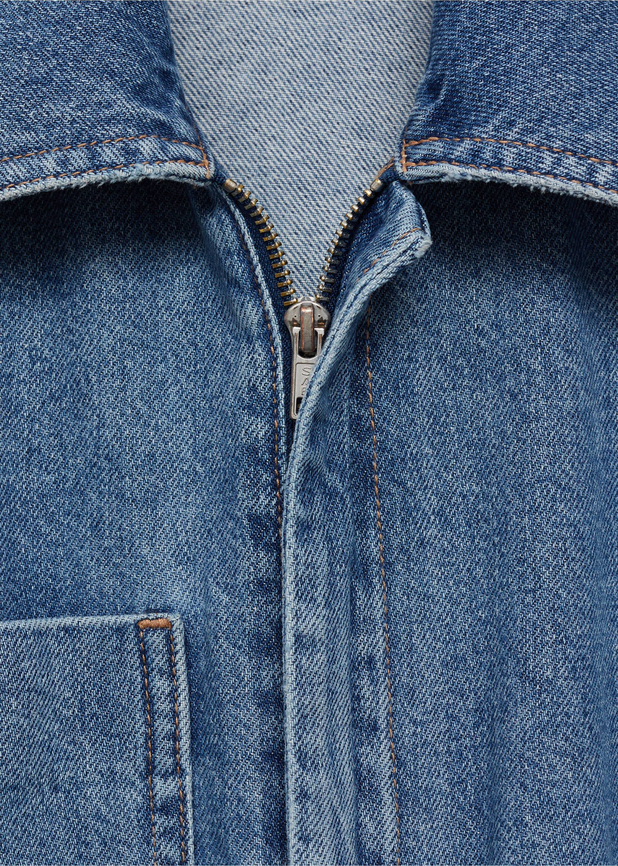 Mono vaquero cinturón - Detalle del artículo 8, Azul medio. Ref: 87085739-00.