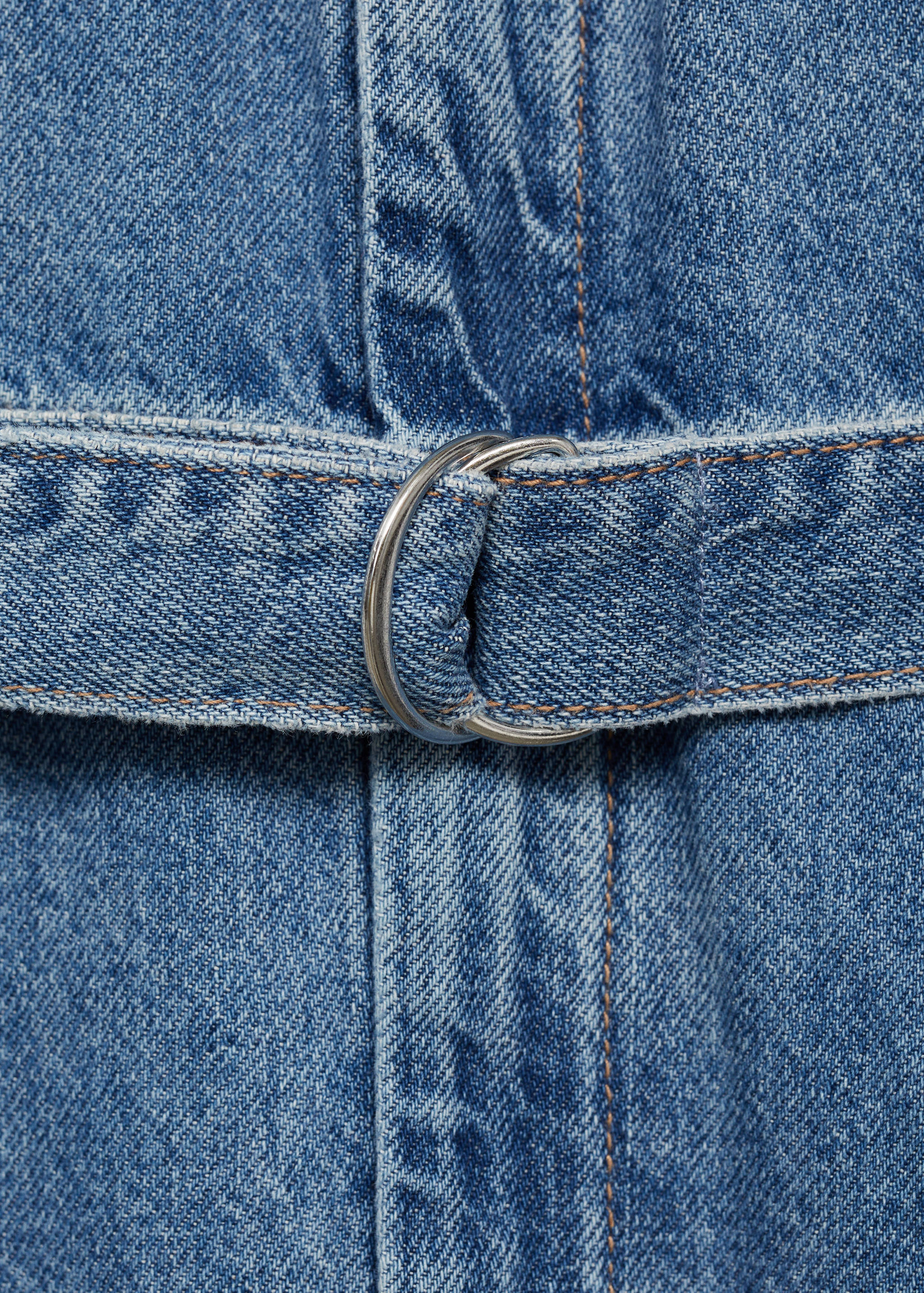 Denim jumpsuit belt - Details of the article 0