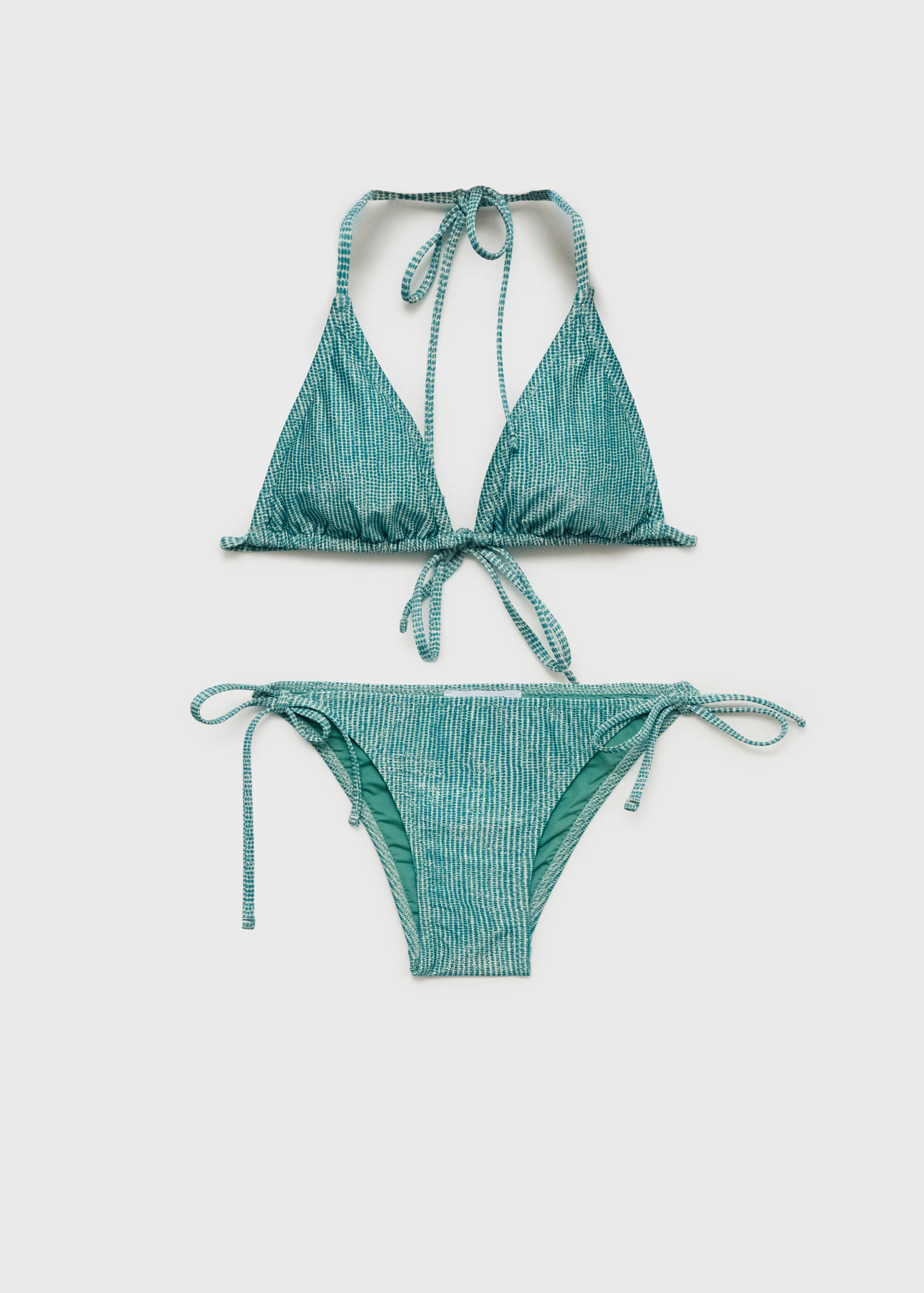 Lurex printed bikini - Article without model