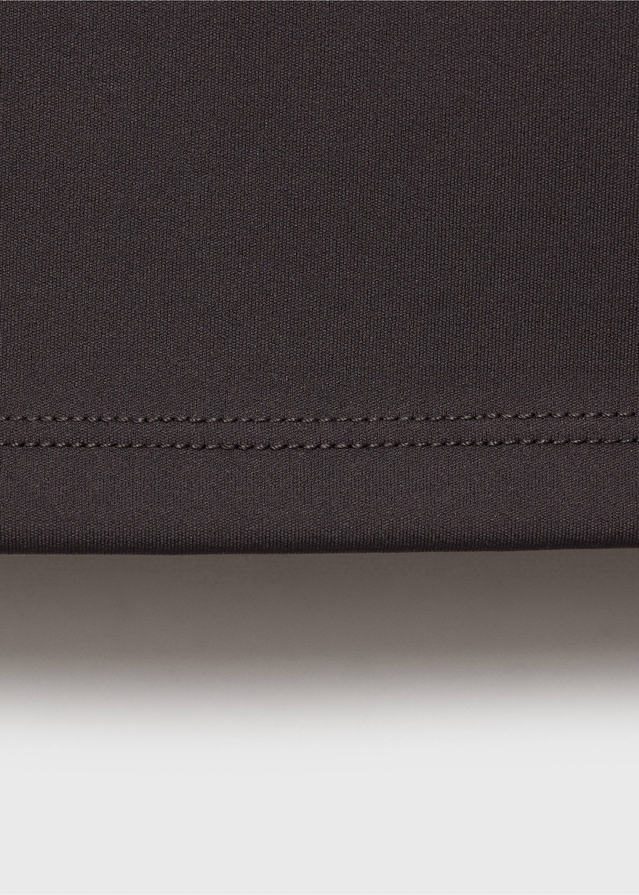 Boat-neck strapless top - Details of the article 0, Grey. Ref: 87085746-00.