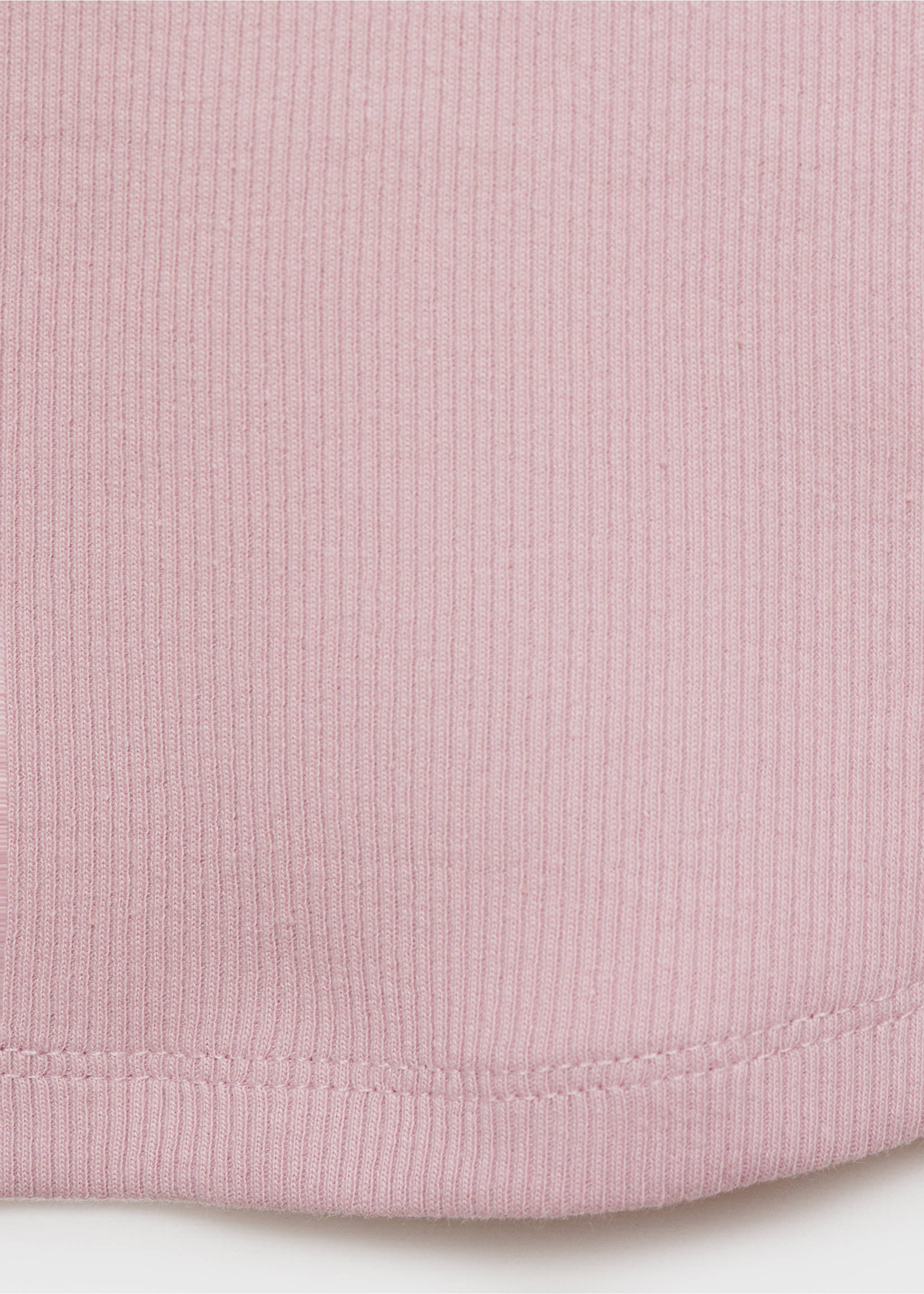 Cotton top with wide straps - Details of the article 0, Pink. Ref: 87085747-00.