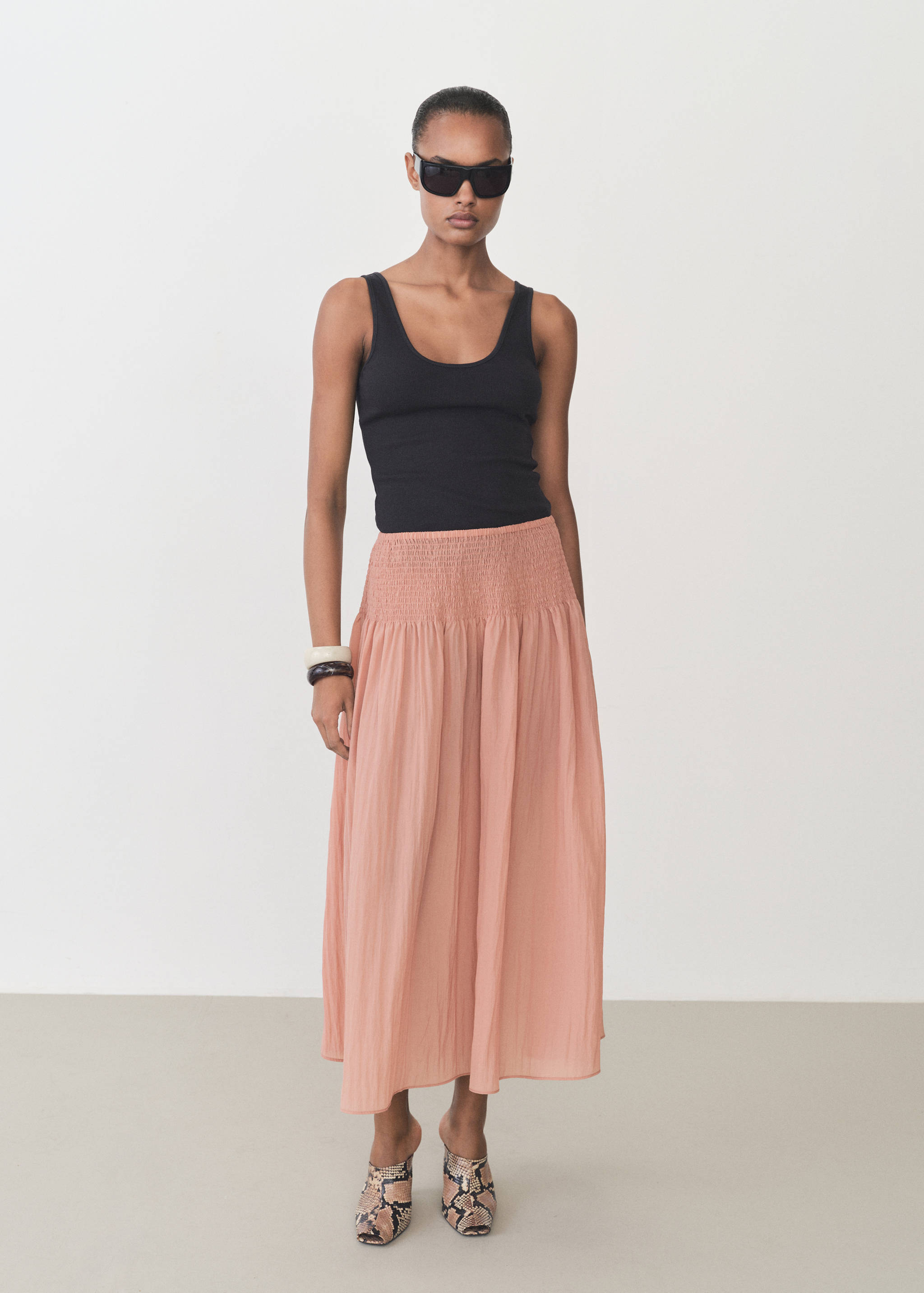 Top algodón tirantes anchos - Plano general