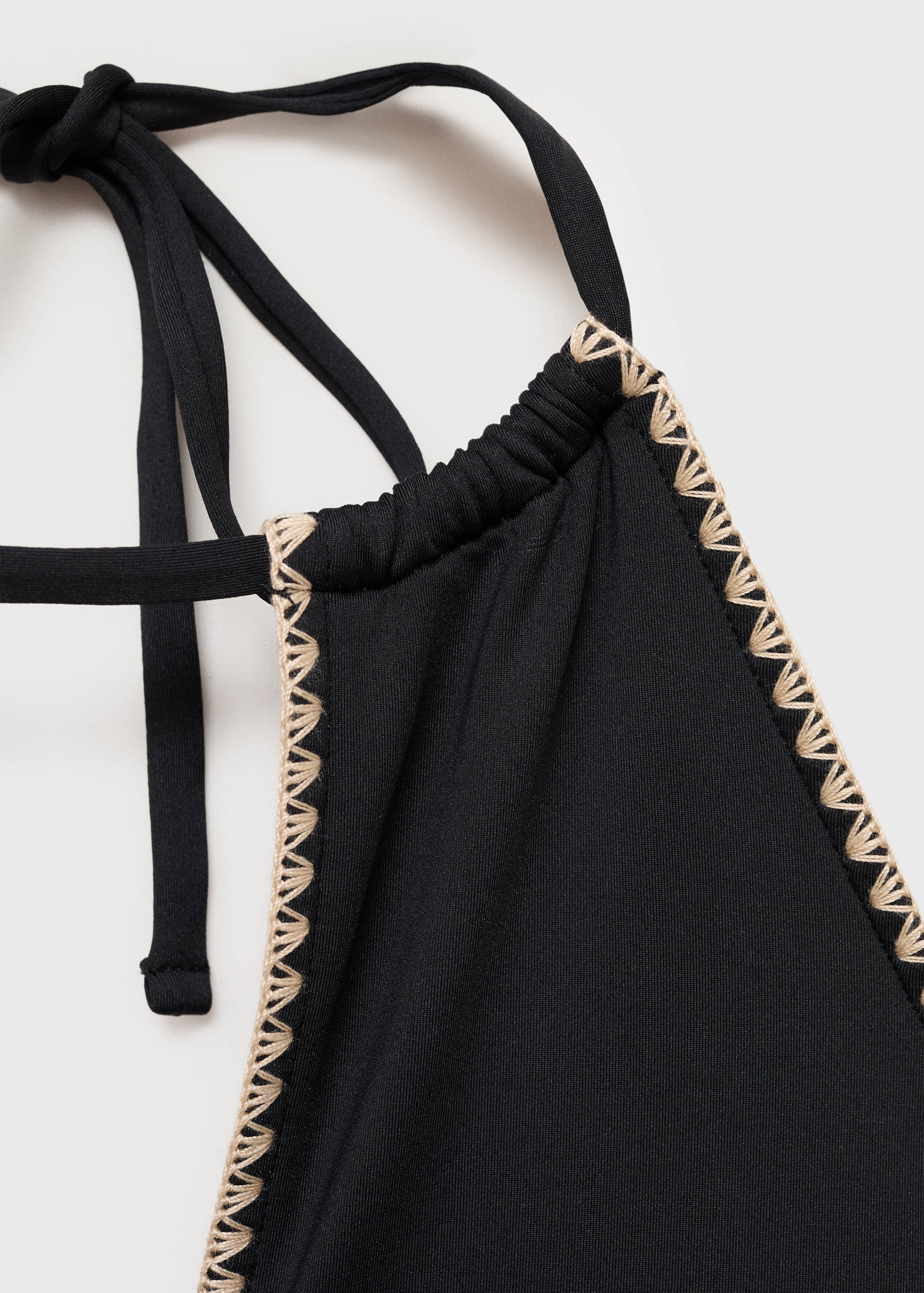 Halter neck swimsuit - Details of the article 0