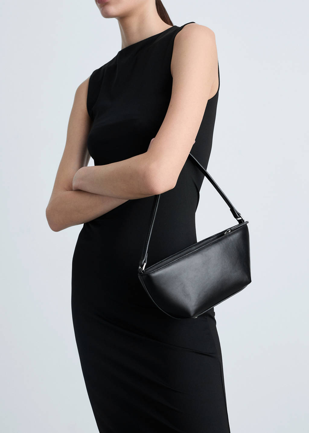 Long dress with back opening - Women | MANGO OUTLET USA