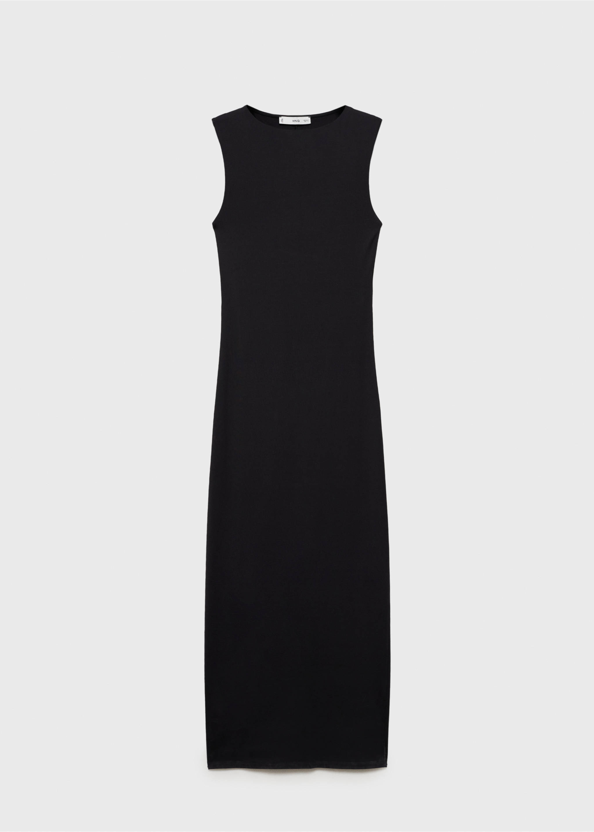 Robe longue ouverture arrière - Article sans modèle, Noir. Ref: 87085751-00.