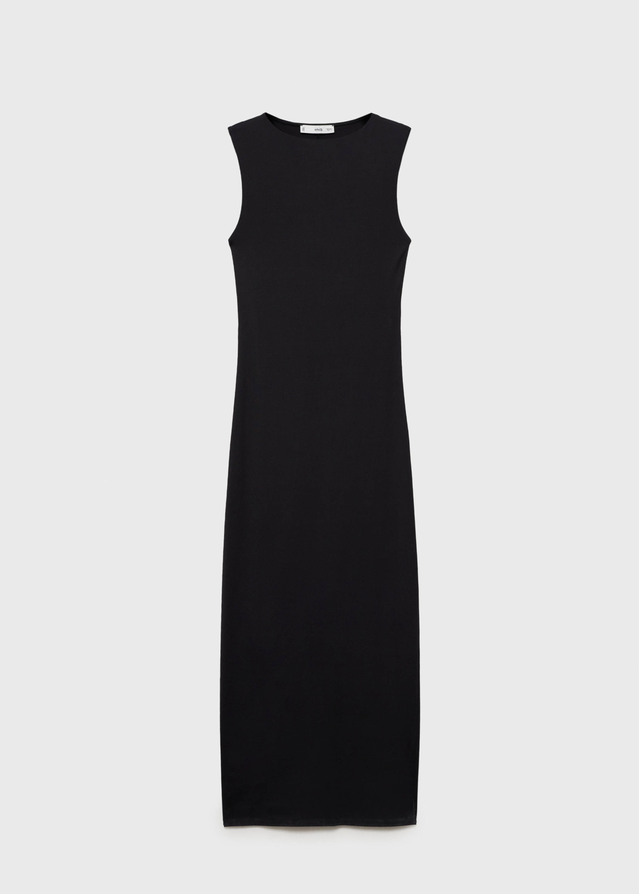 Langes rückenfreies Kleid - Artikel ohne Model