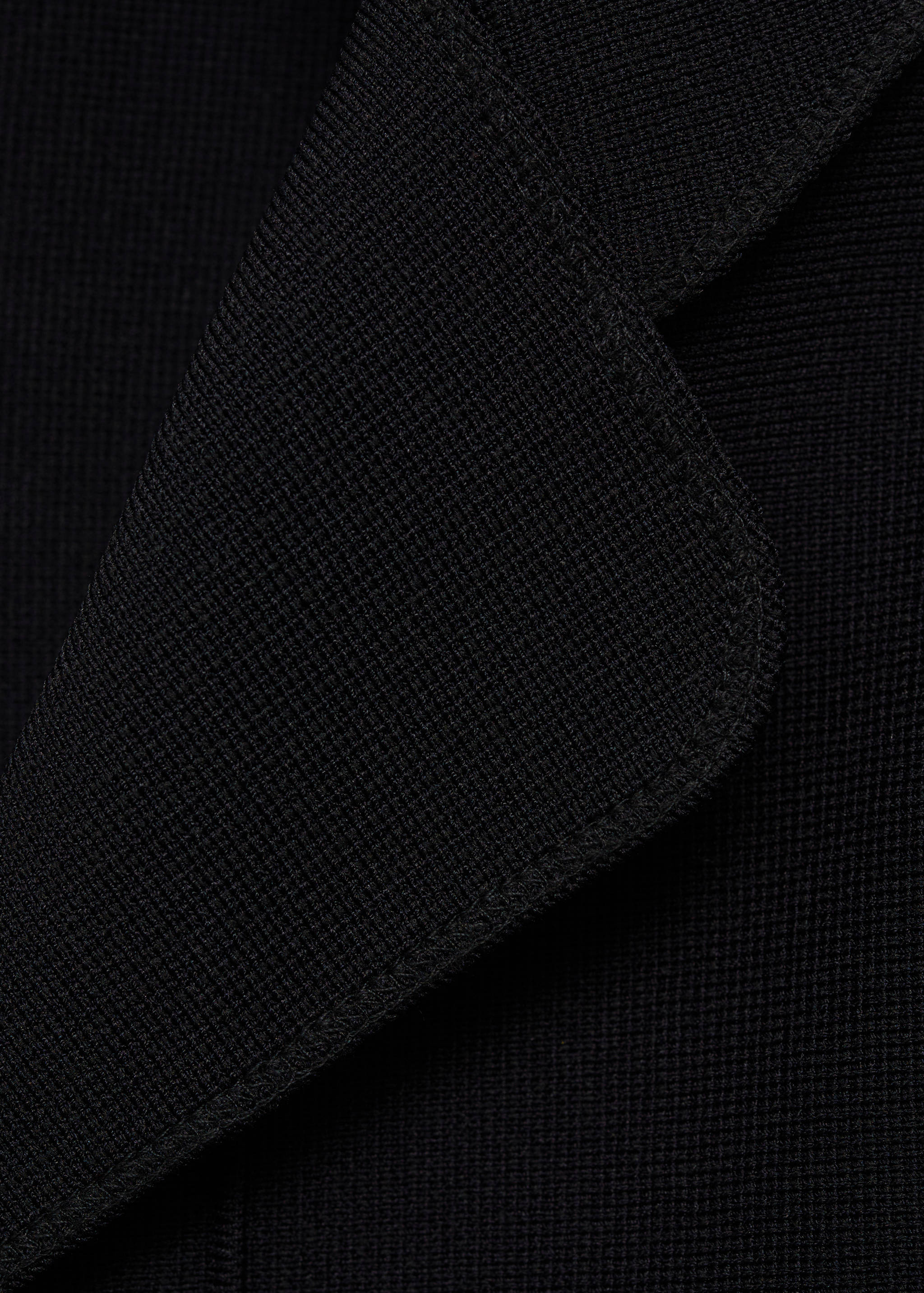 Knitted jacket with lapel collar - Details of the article 8