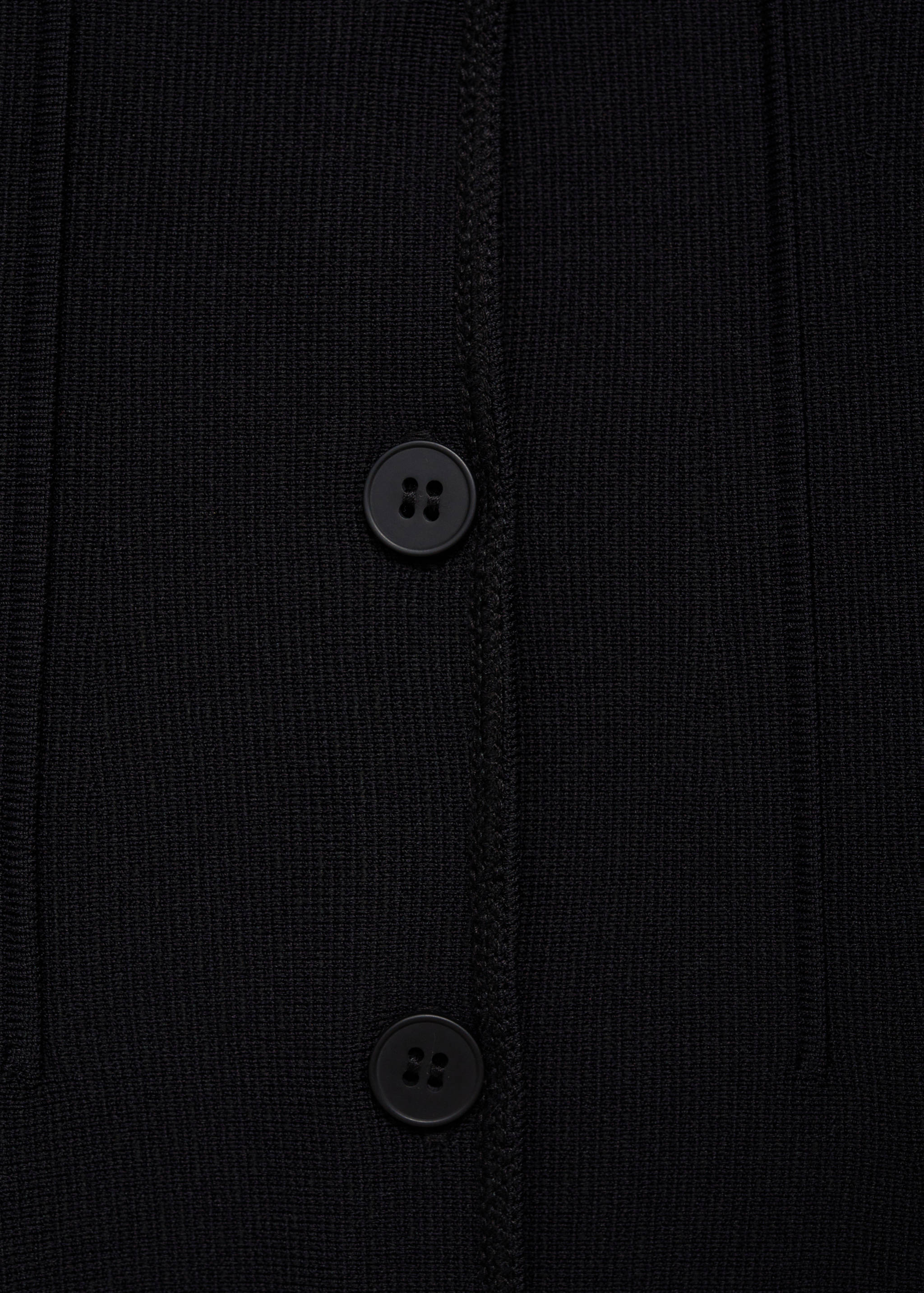 Knitted jacket with lapel collar - Details of the article 0