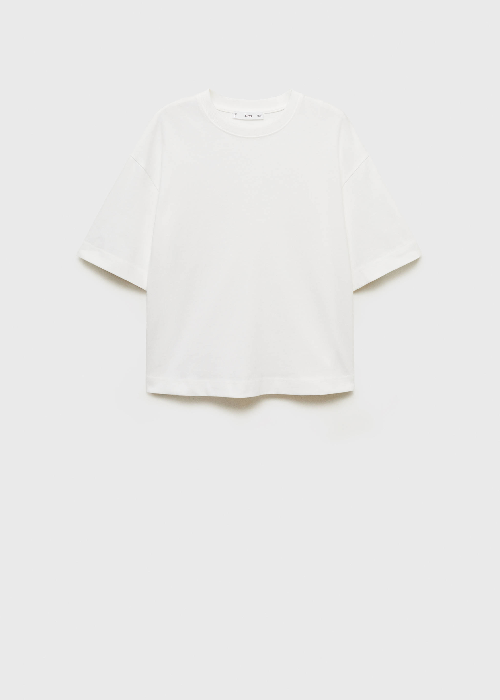 Camiseta algodón oversize - Artículo sin modelo