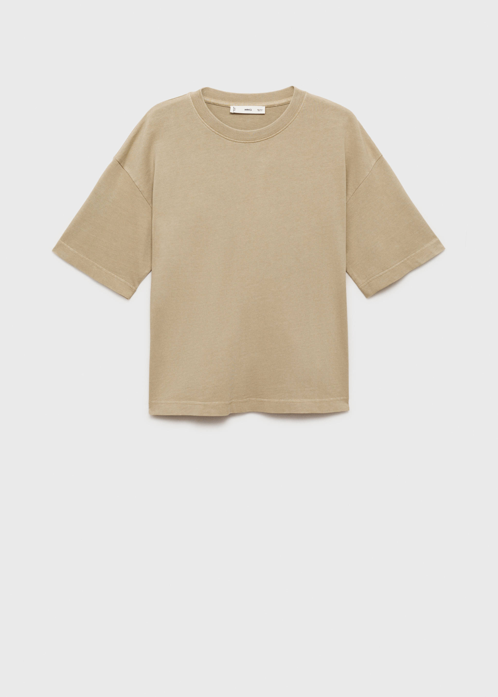 Camiseta algodón oversize - Artículo sin modelo