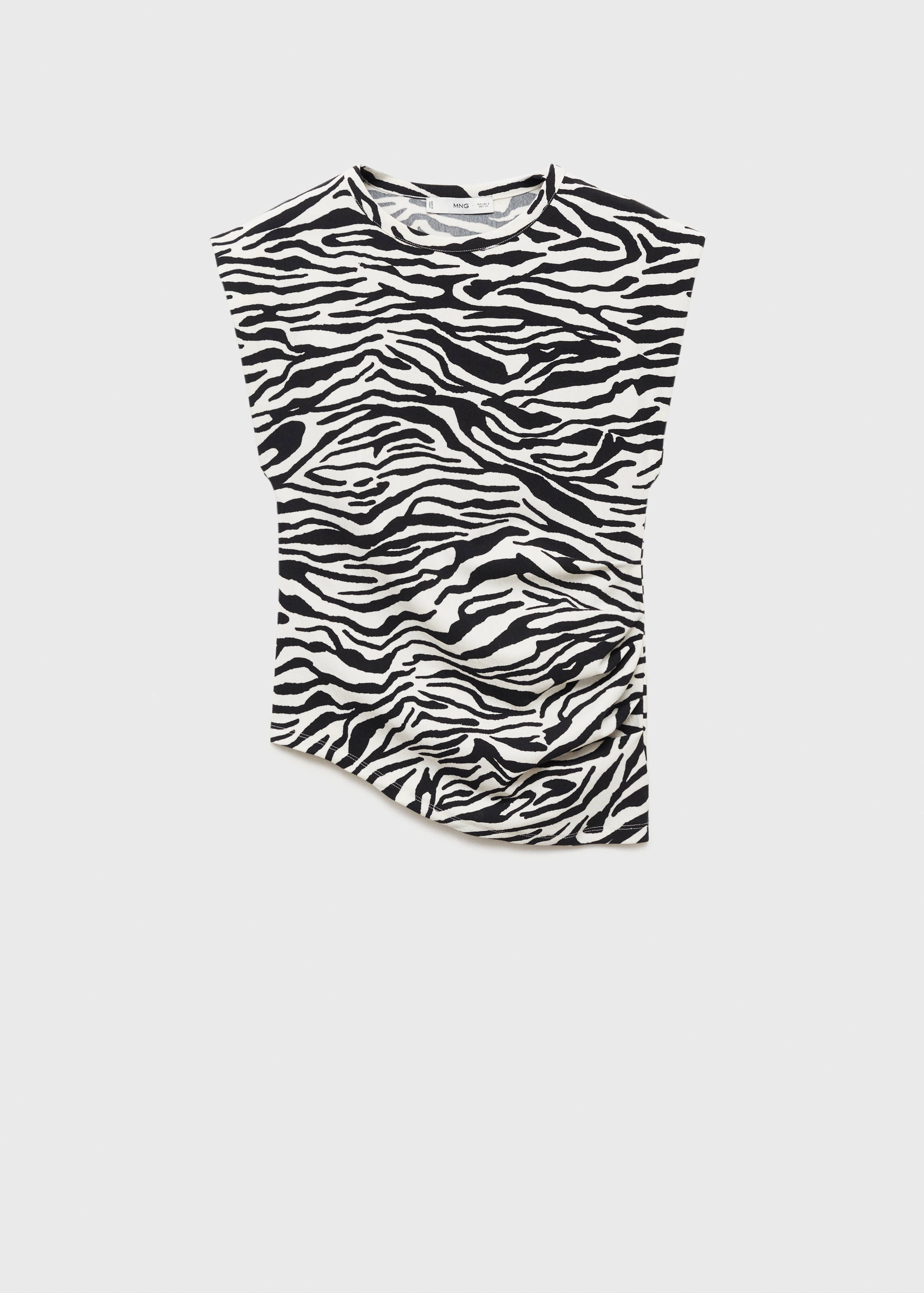 Camiseta drapeada sin mangas - Artículo sin modelo