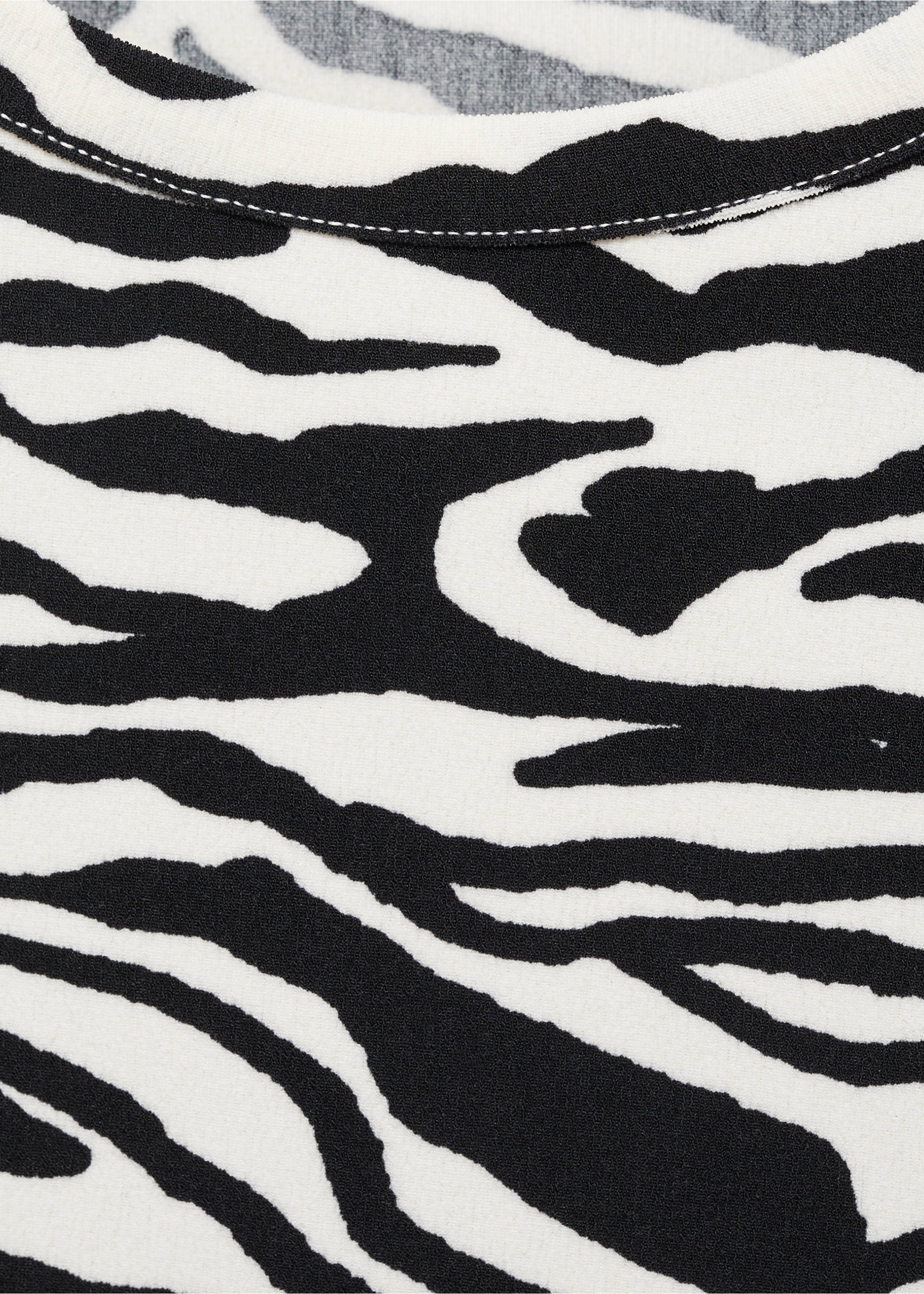 Μπλούζα με πιέτες χωρίς μανίκια - Λεπτομέρεια του προϊόντος 8, Μαύρο. Ref: 87085764-00.