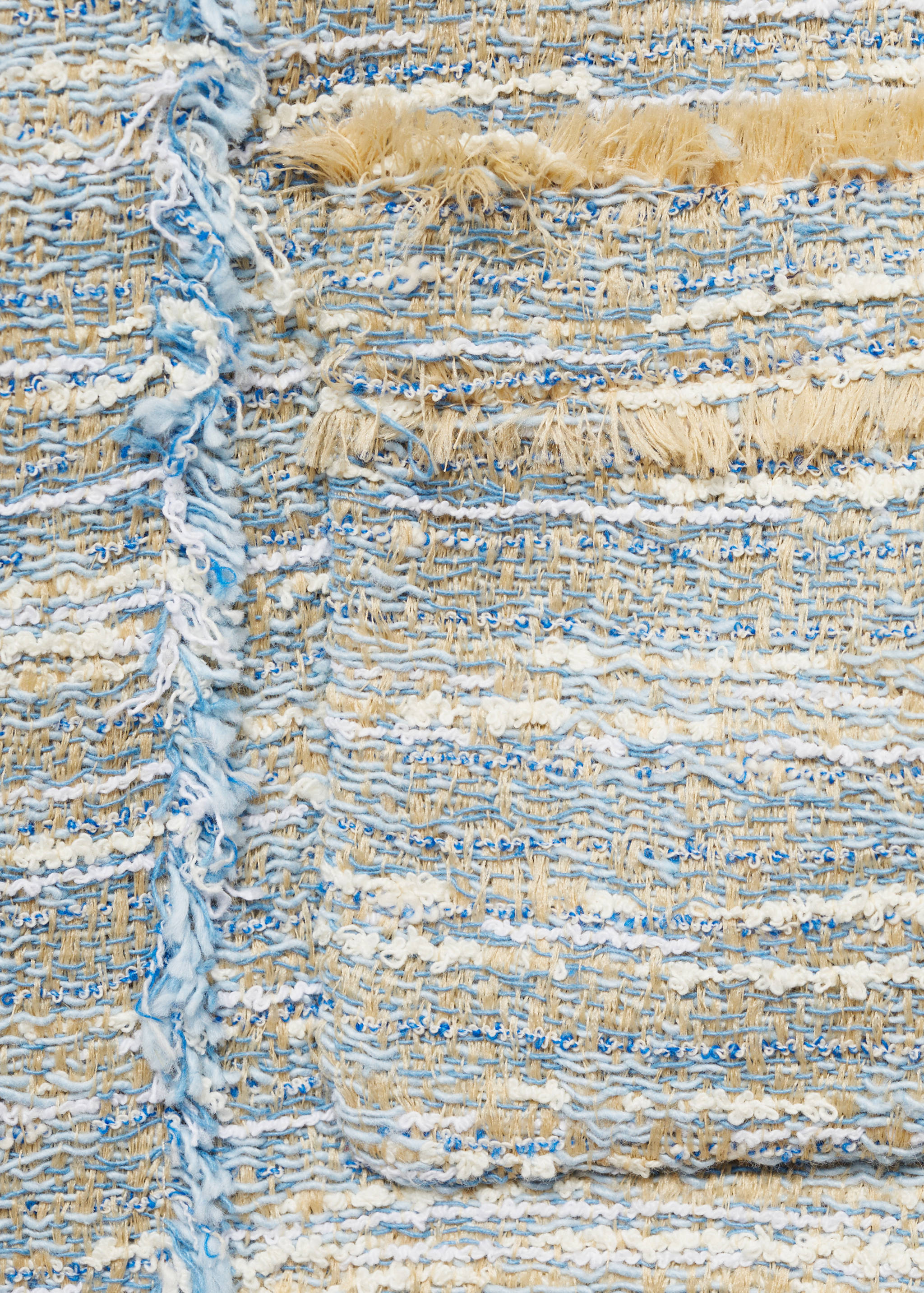 Tweed jacket with frayed ends - Details of the article 8