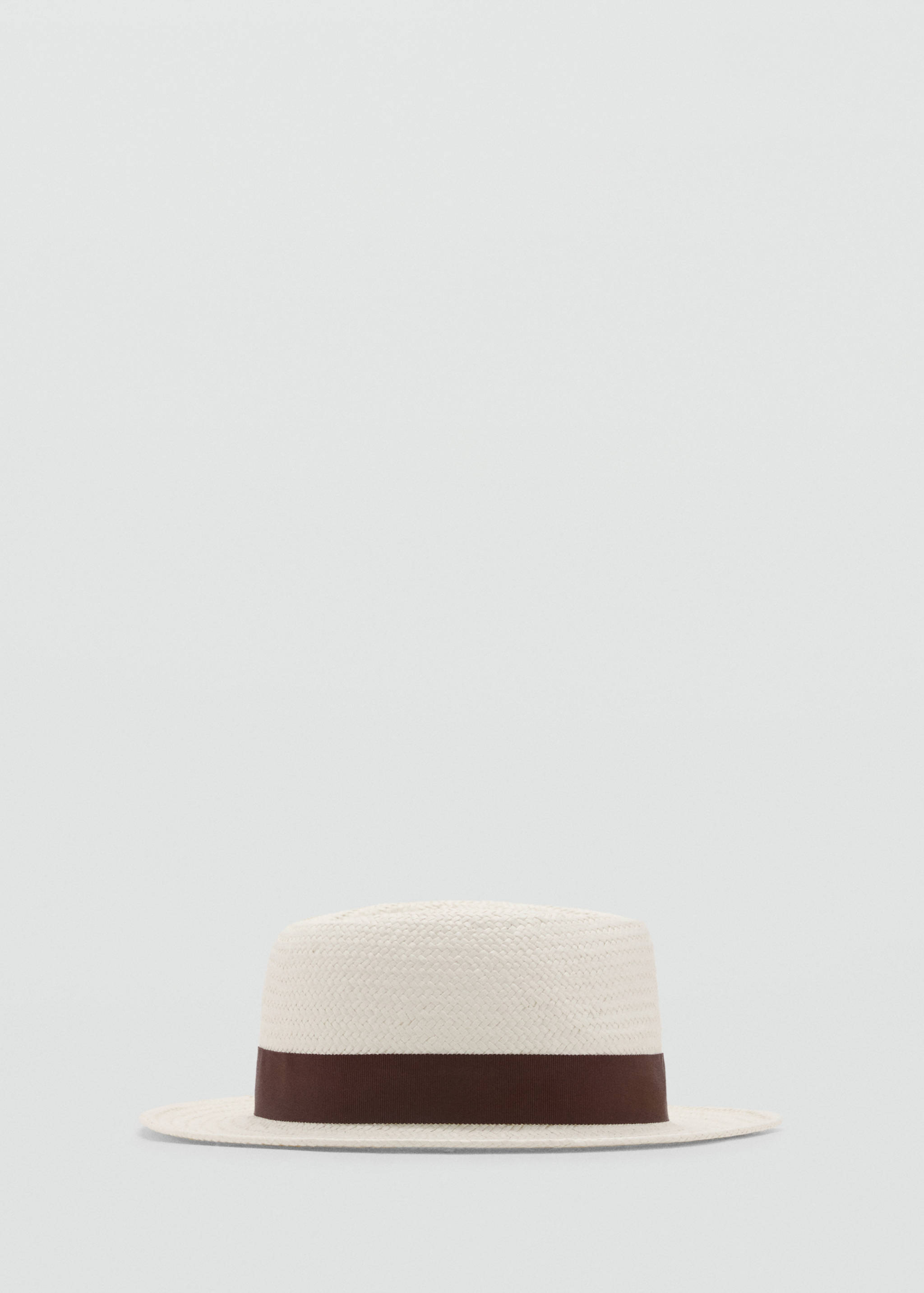 Natural fiber bow hat - Article without model