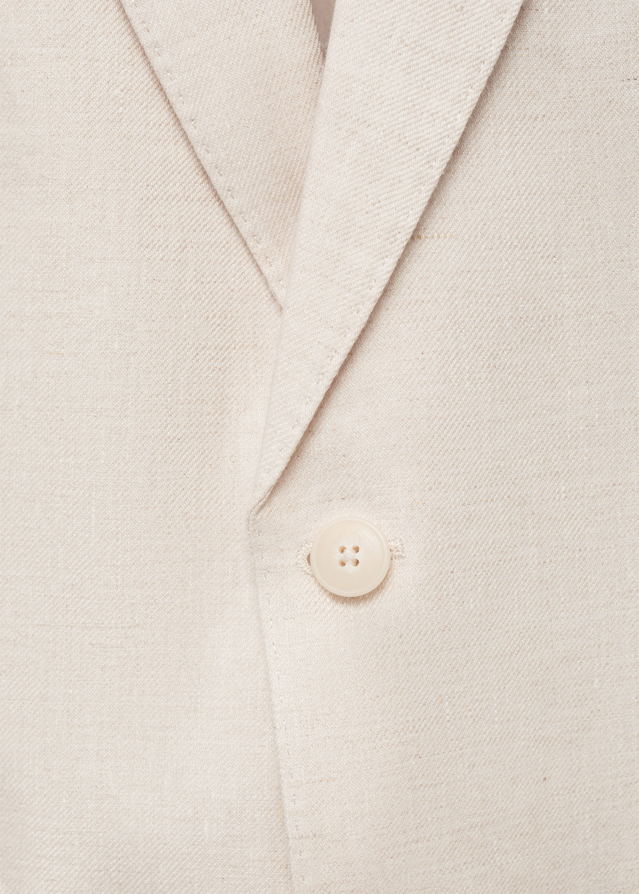 Amalfi 100% linen slim-fit suit jacket - Details of the article 8