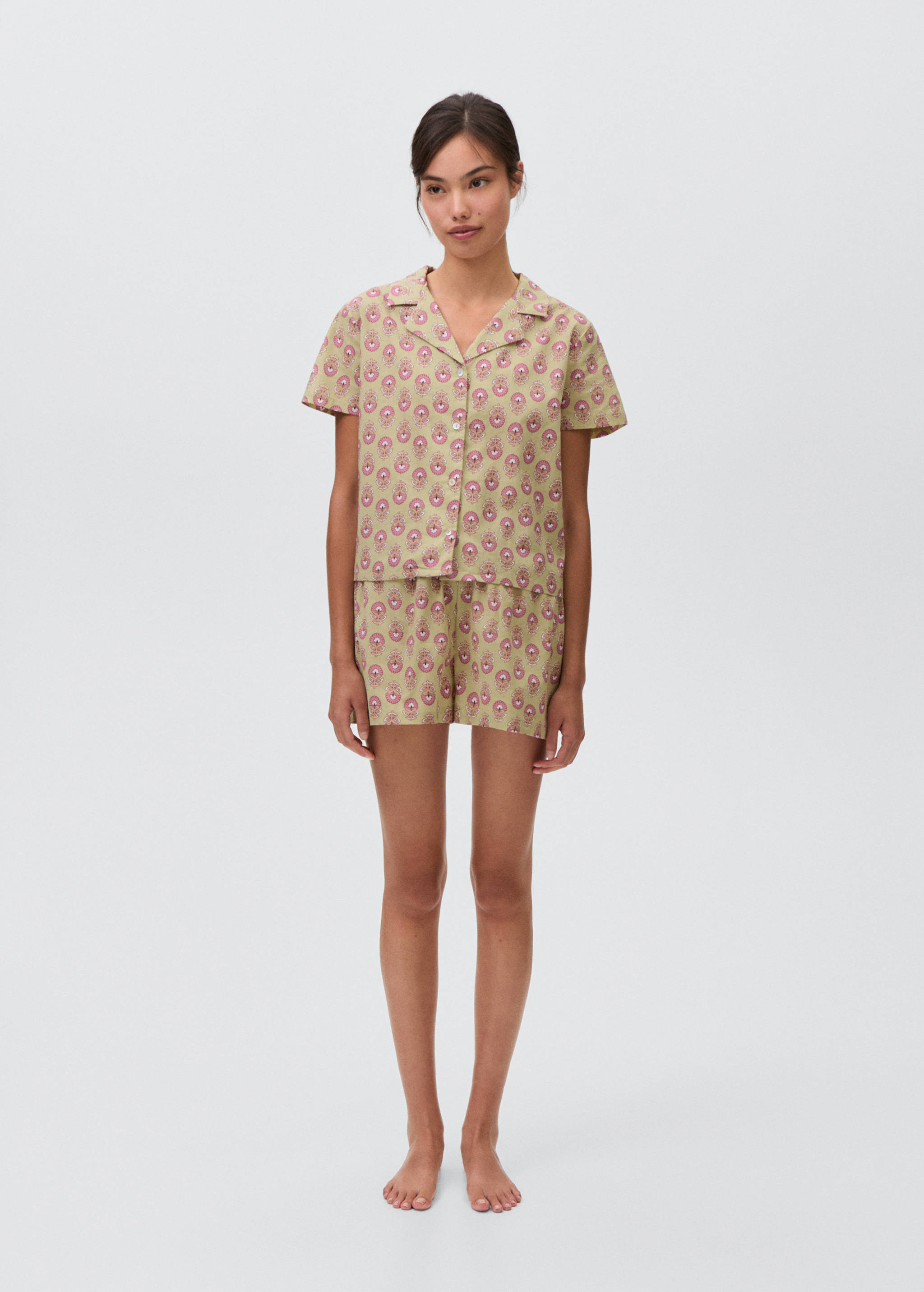 Pack pijama algodón estampado - Plano general