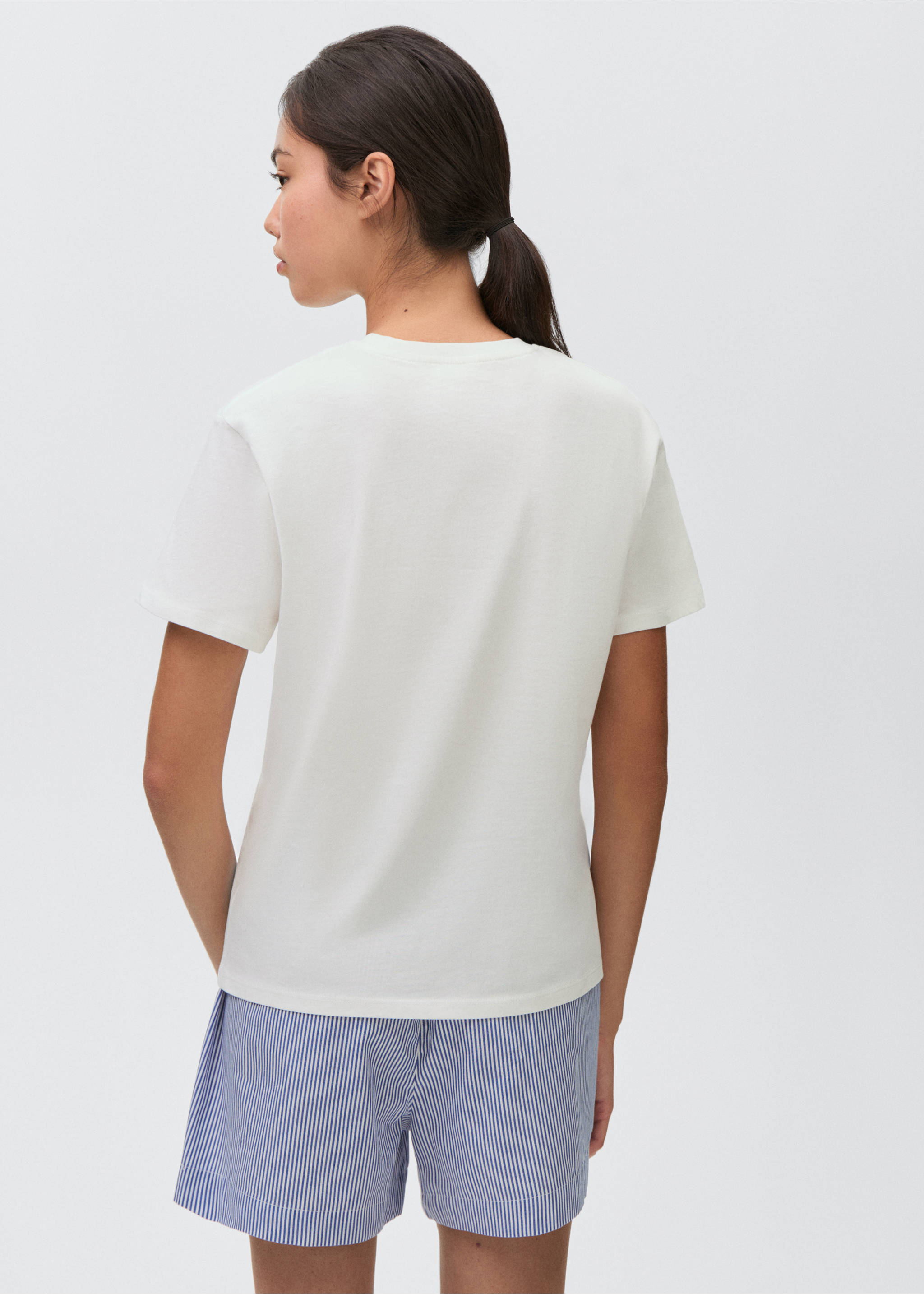 Cotton pyjama pack - Reverse of the article, Blue. Ref: 87085923-00.