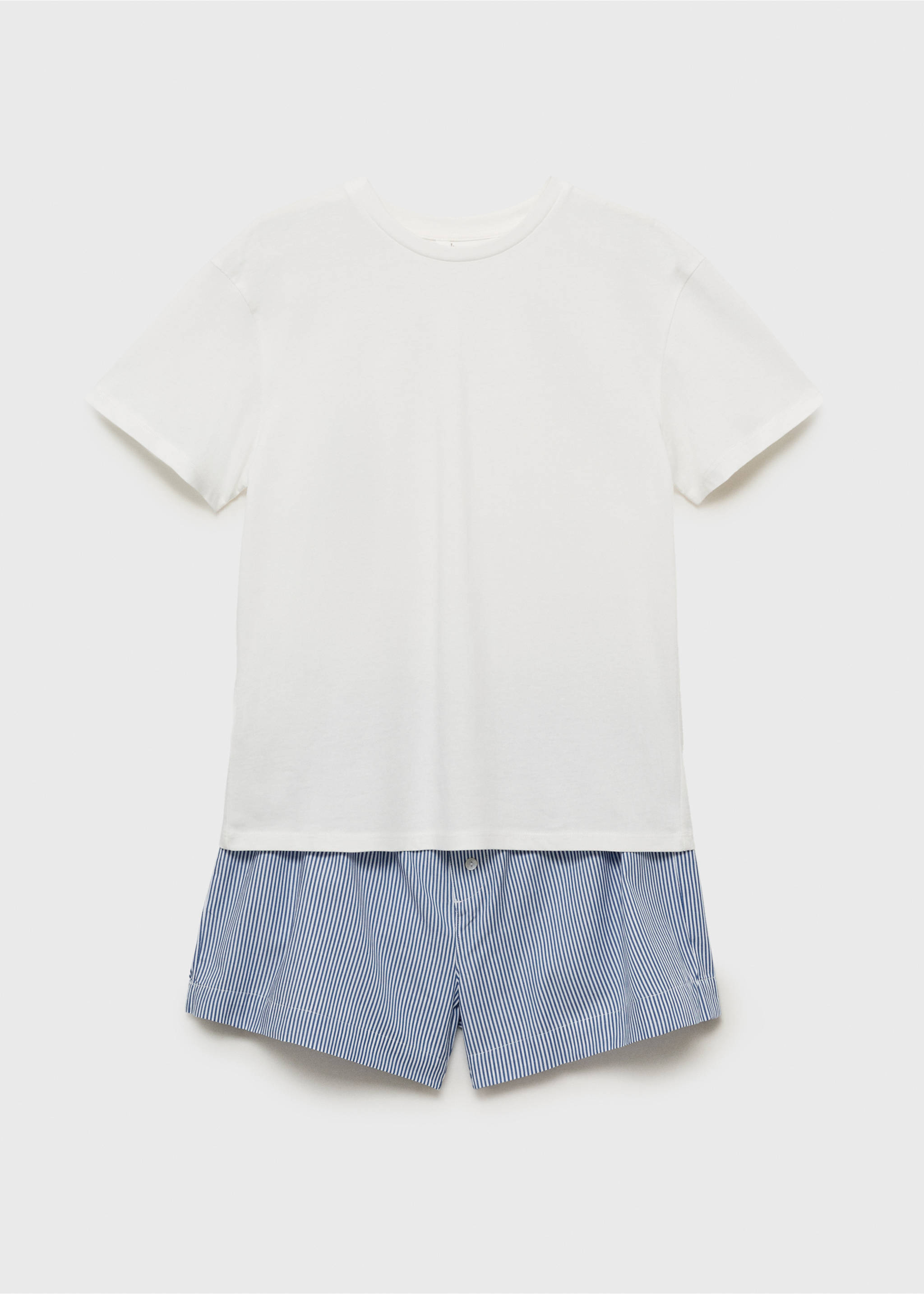 Cotton pyjama pack - Article without model, Blue. Ref: 87085923-00.