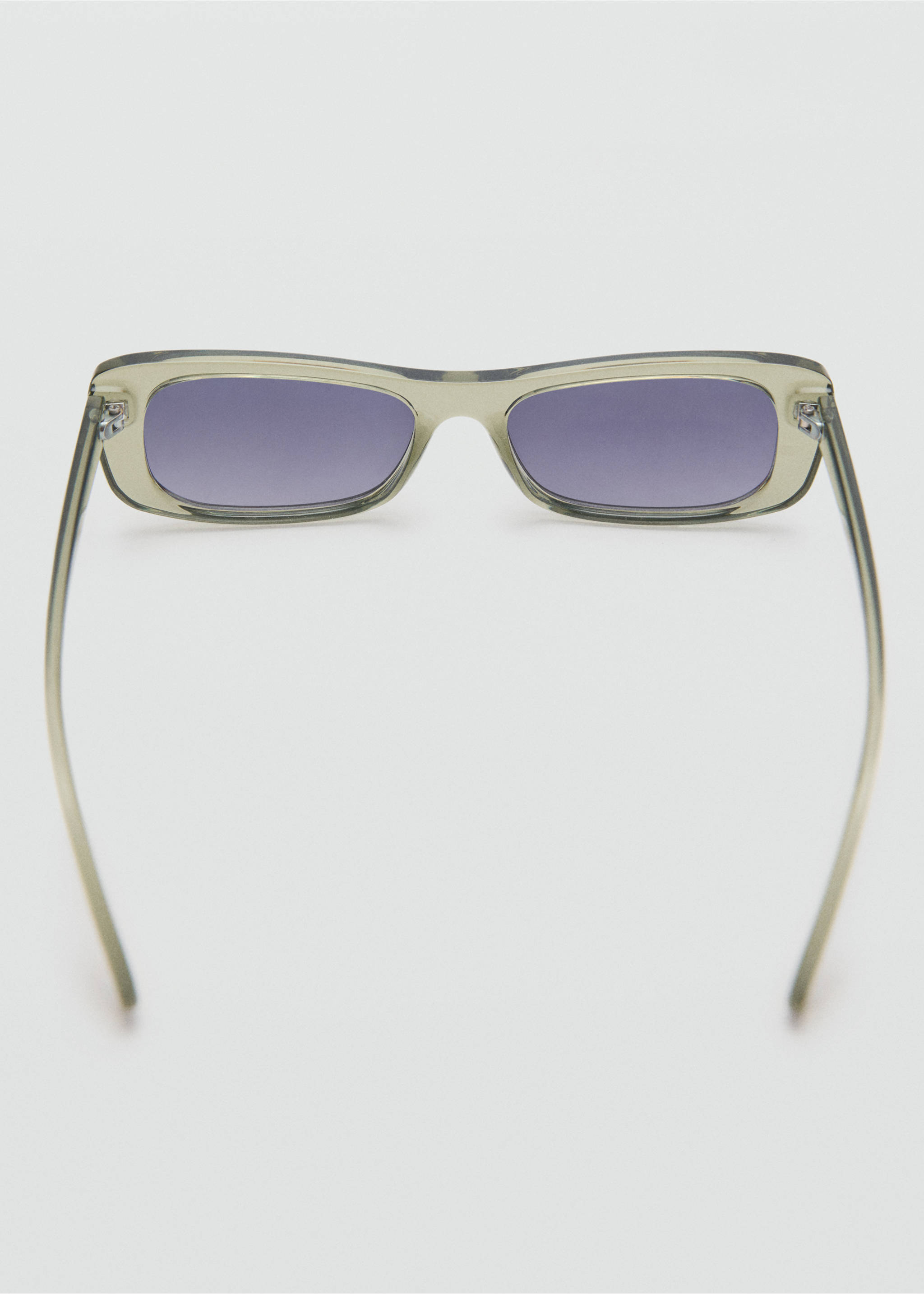 Squared frame sunglasses - Details of the article 1, Green. Ref: 87085924-00.