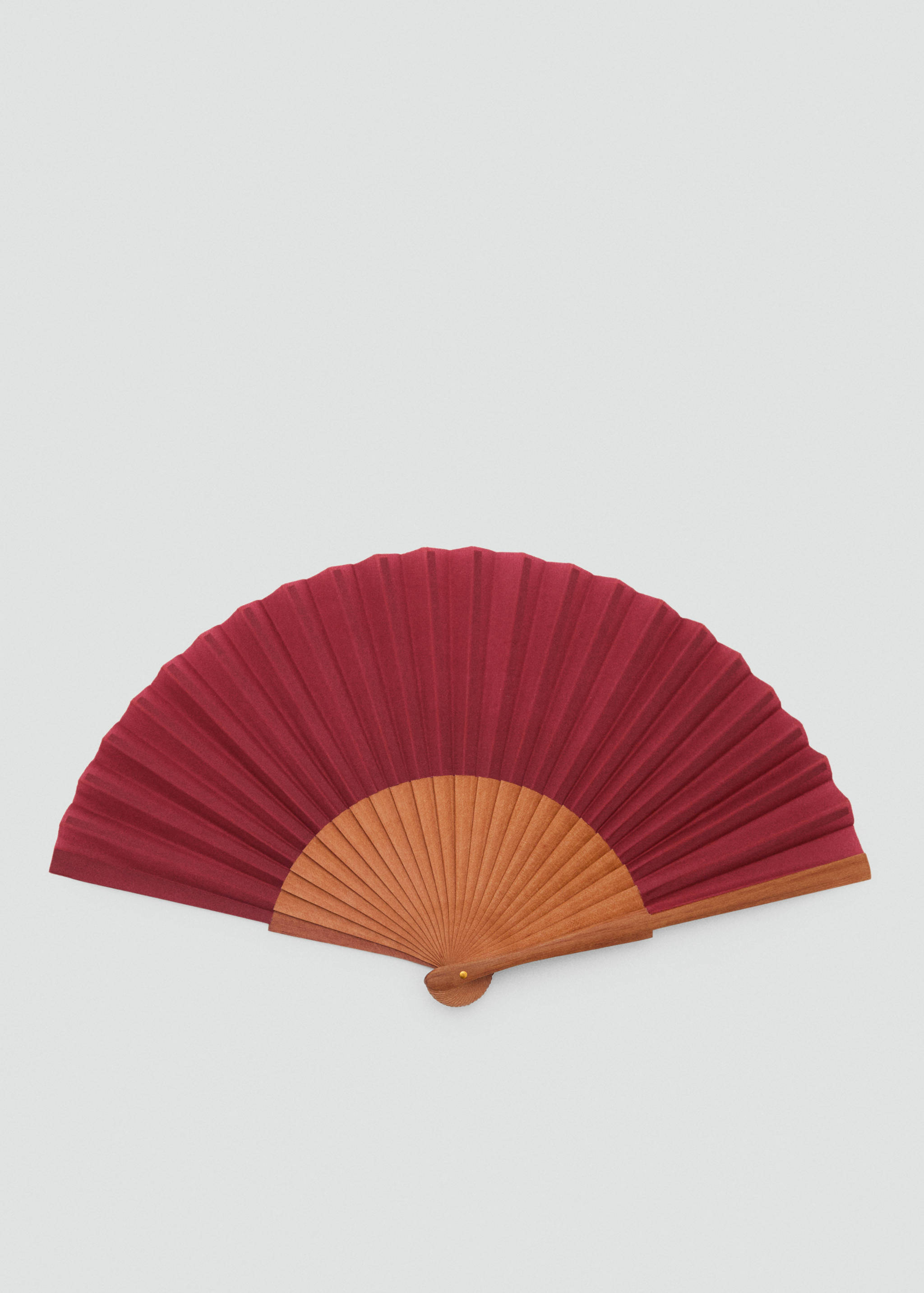 Abanico madera liso - Plano medio