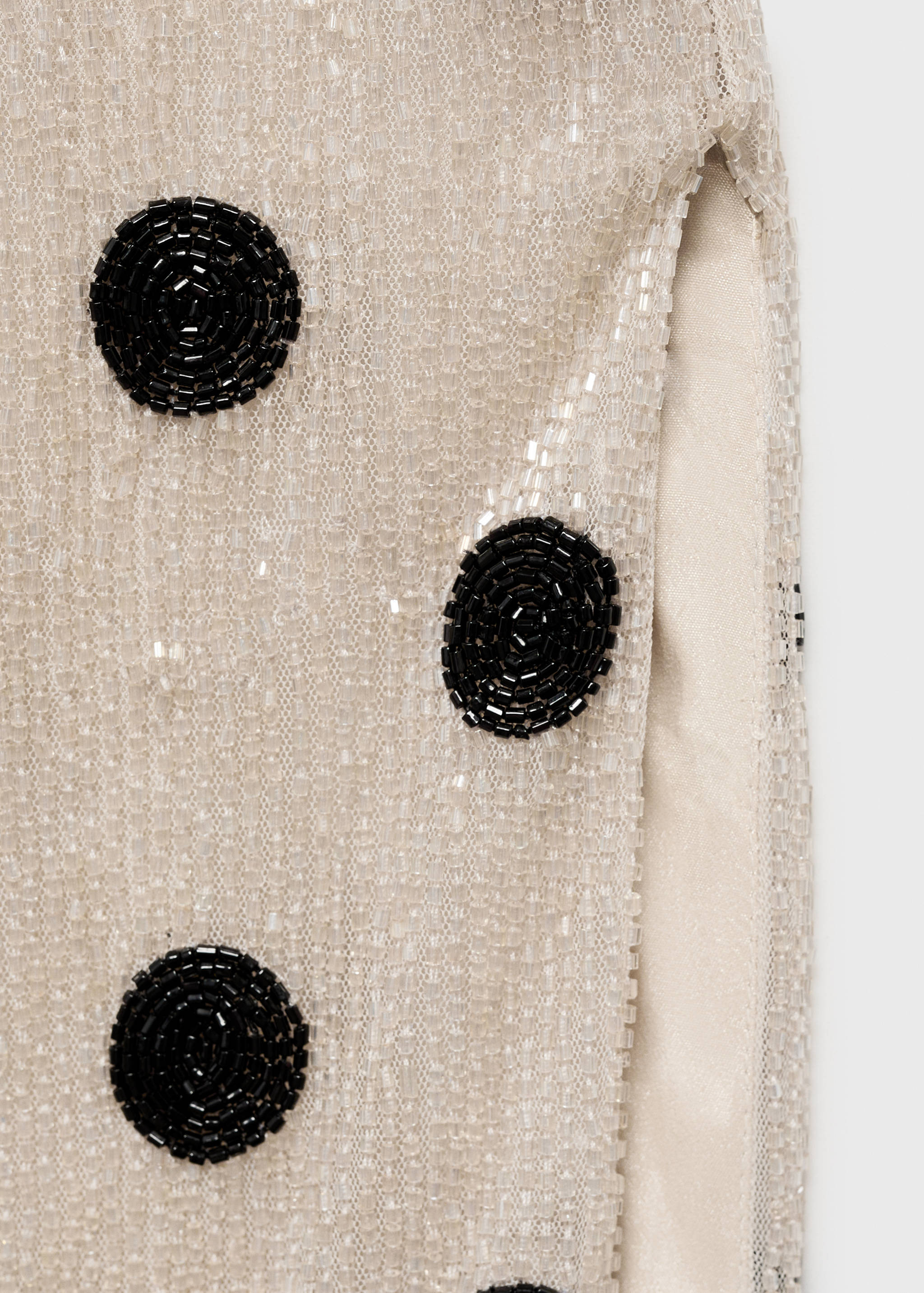 Halterkleid mit Punkten und Schmucksteinen - Detail des Artikels 8