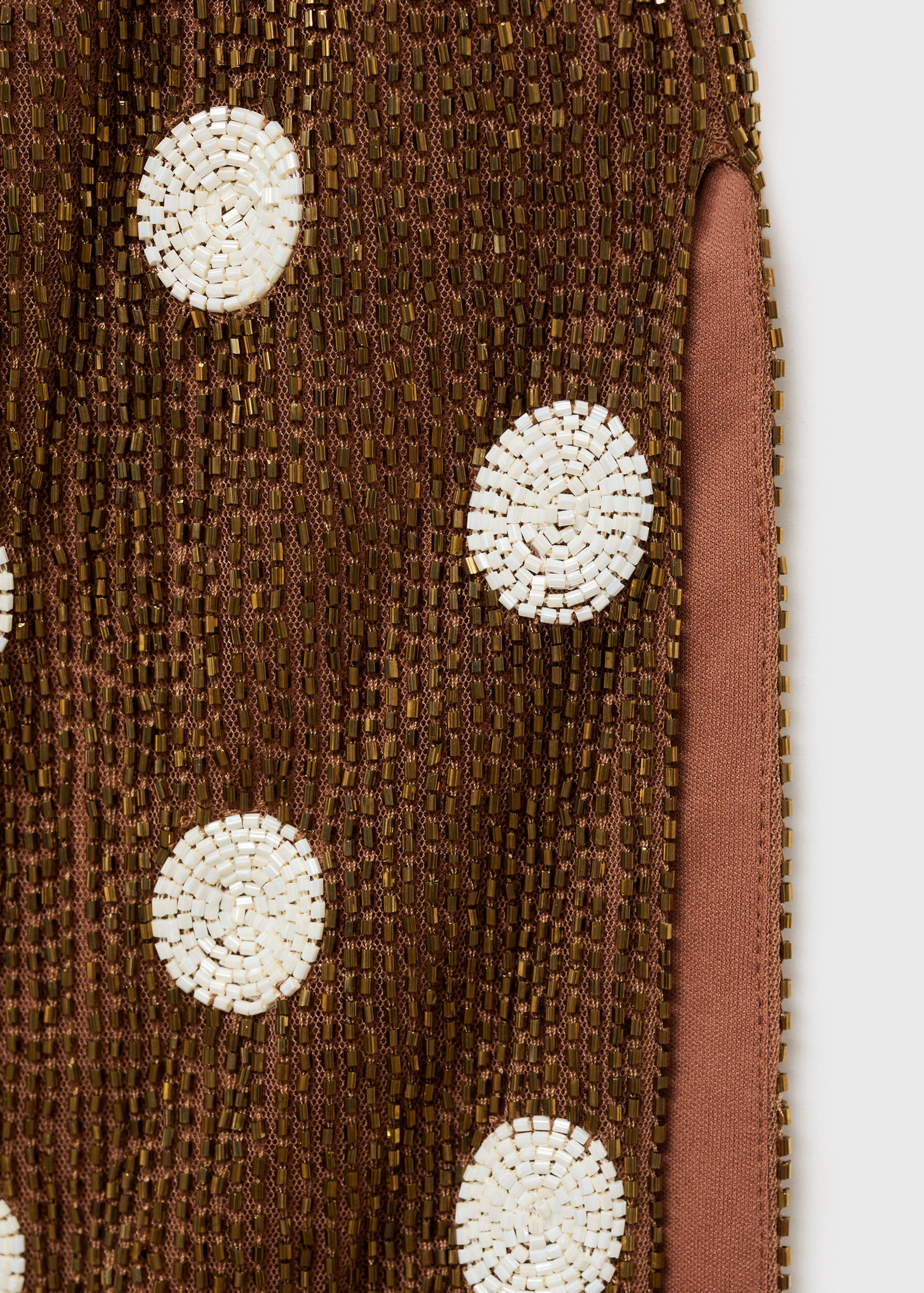 Halterkleid mit Punkten und Schmucksteinen - Detail des Artikels 8