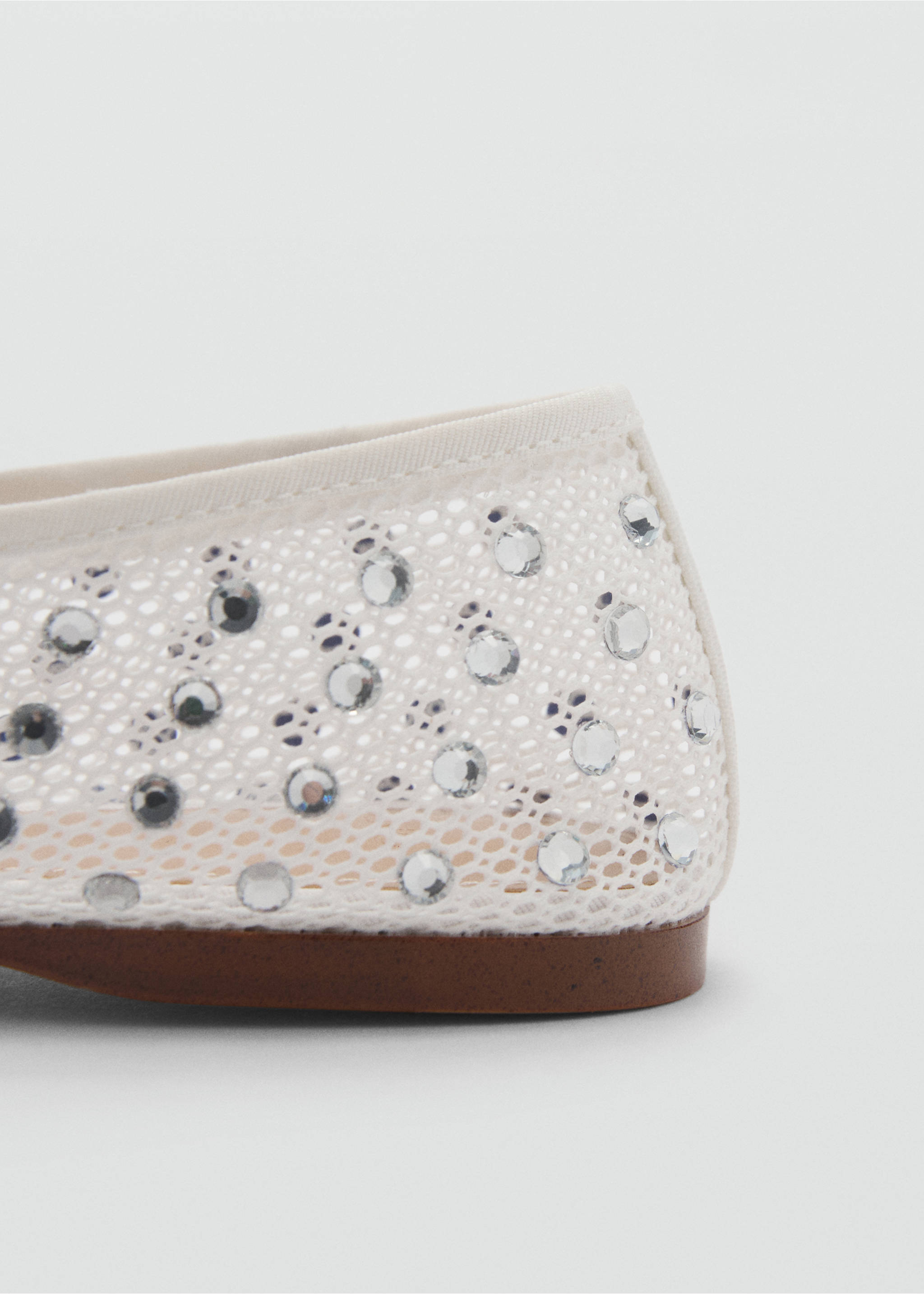 Meshballerina med strass - Detaljer om artikeln 2, Vit. Ref: 87085930-00.