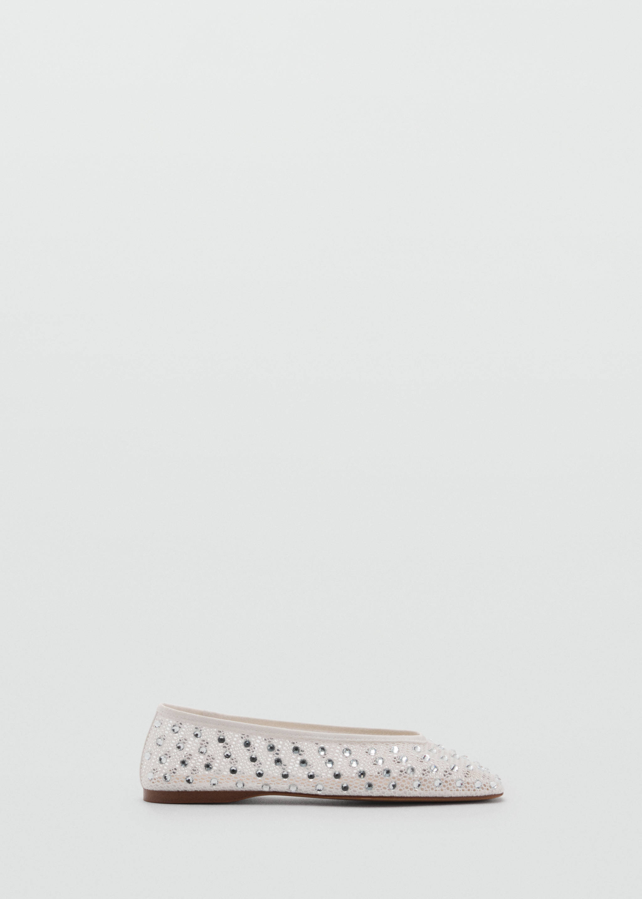 Mesh rhinestone ballet flats - Article without model