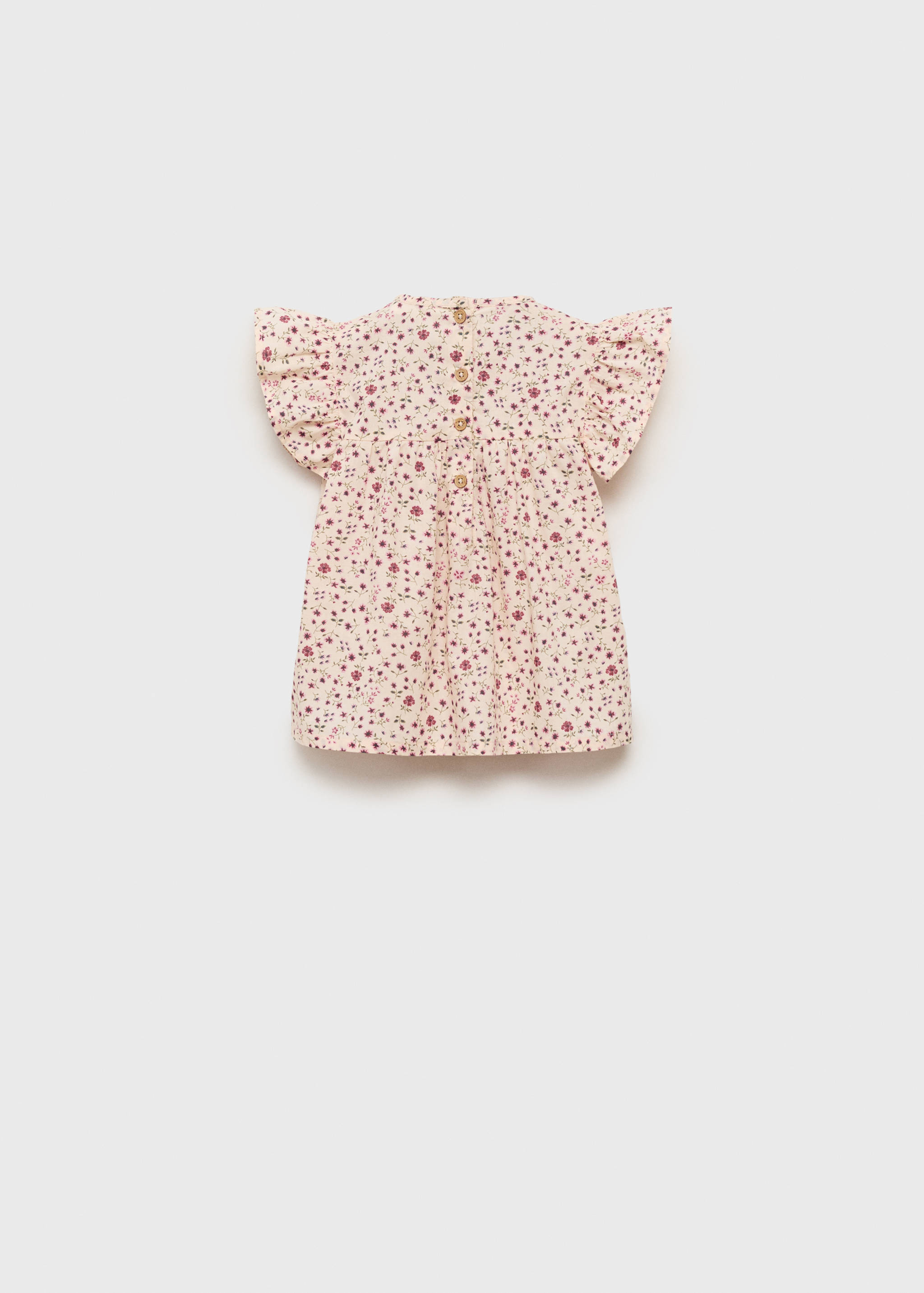 Blusa estampado floral volantes - Reverso del artículo