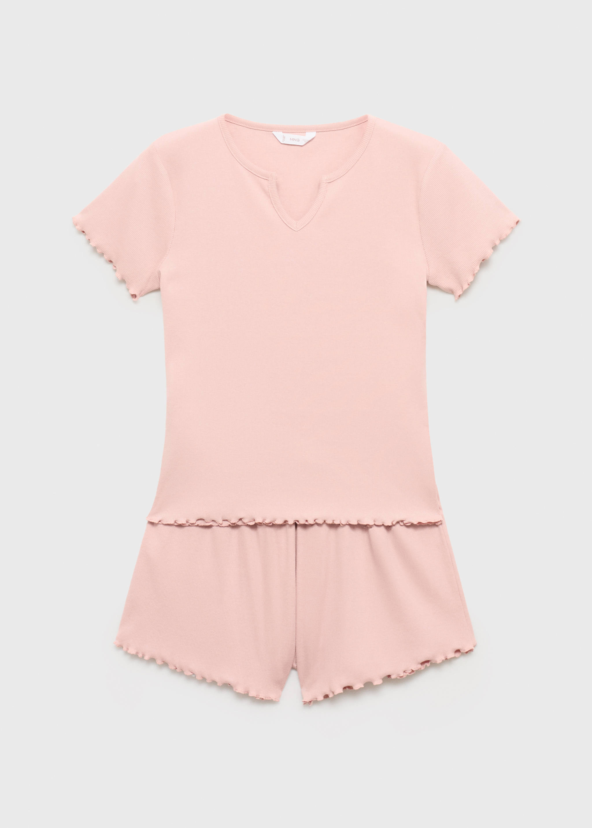 Pijama corto canalé - Artículo sin modelo