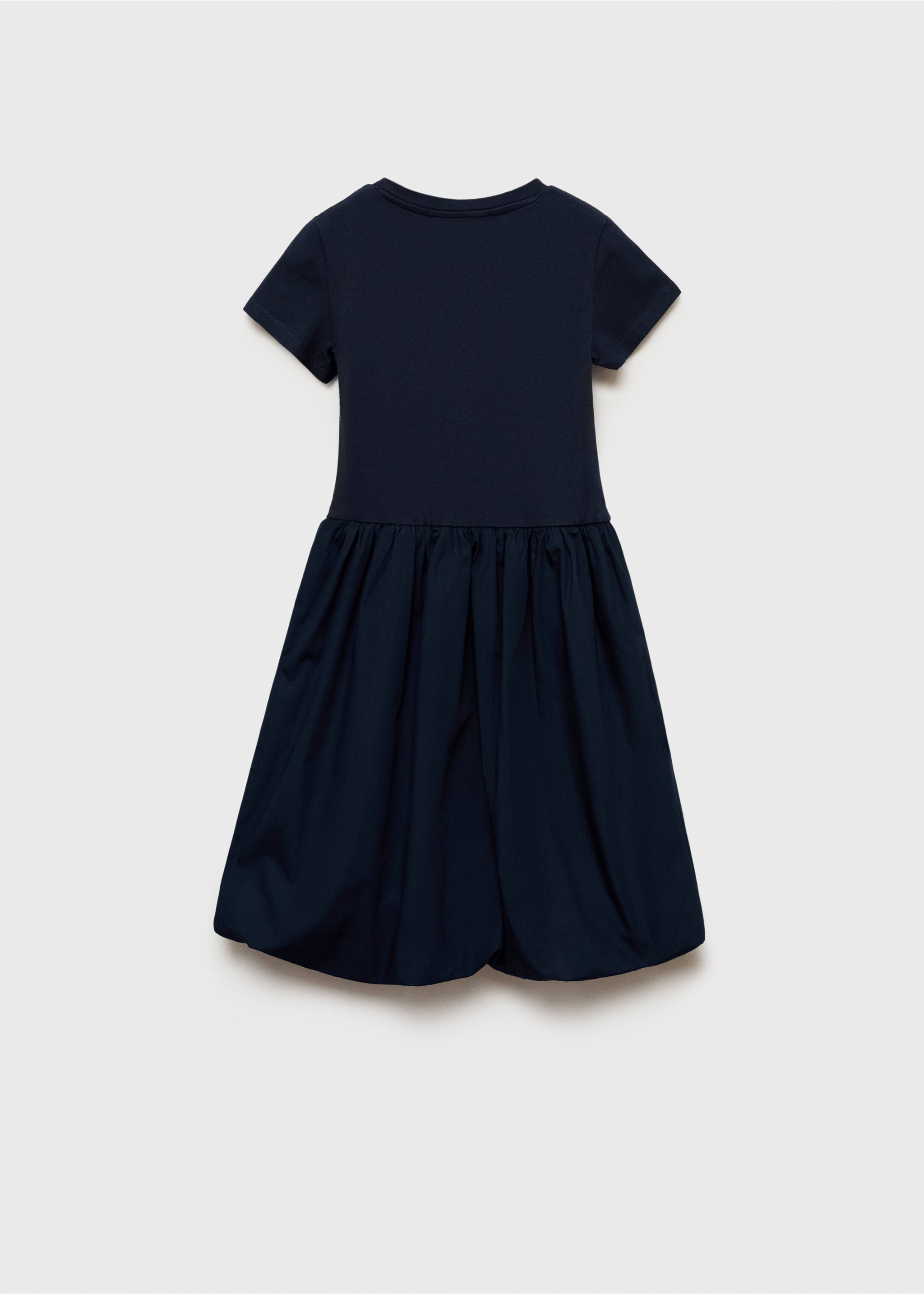 Ballon skirt dress - Reverse of the article, Dark Navy. Ref: 87085945-00.