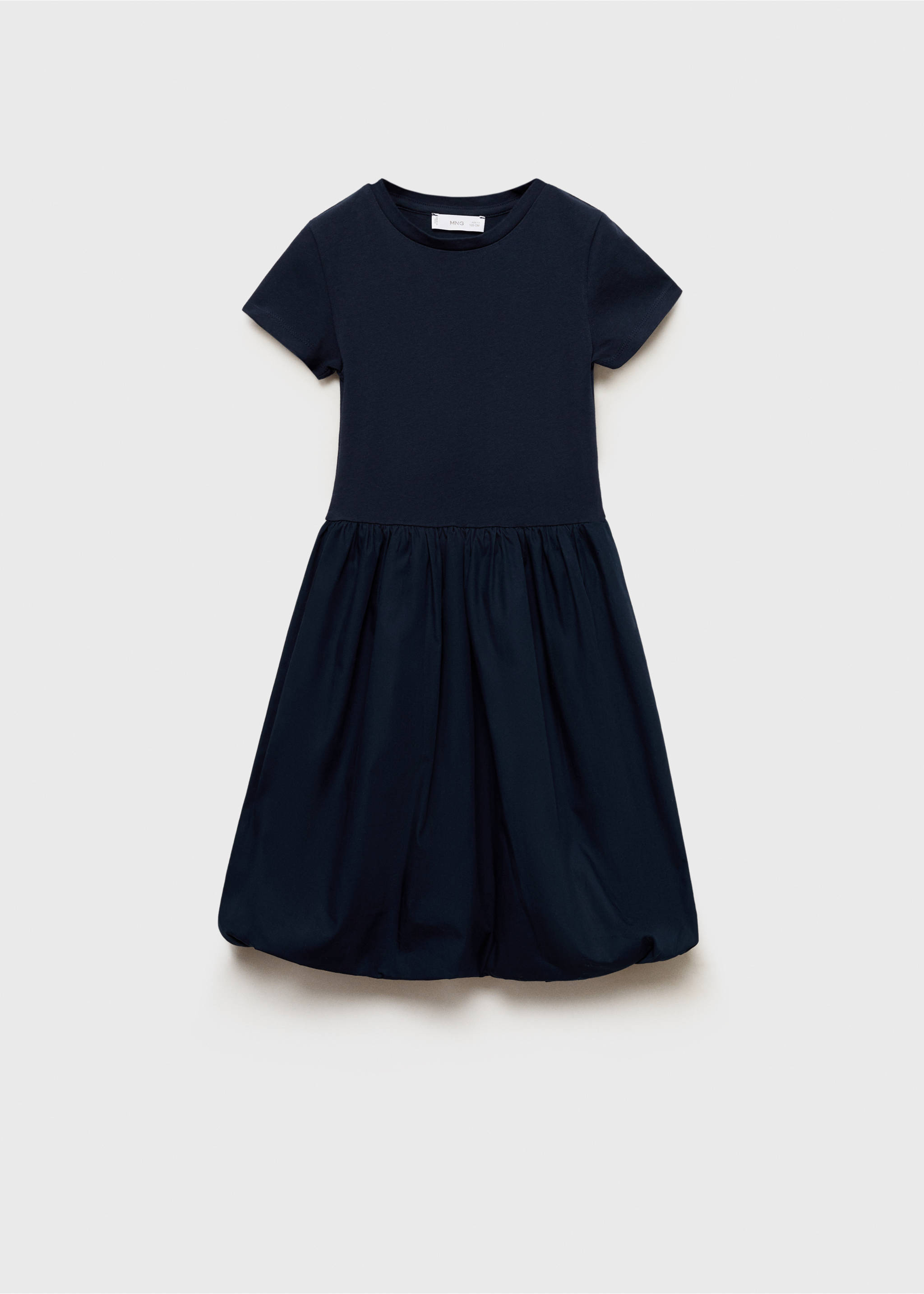 Ballon skirt dress - Article without model, Dark Navy. Ref: 87085945-00.