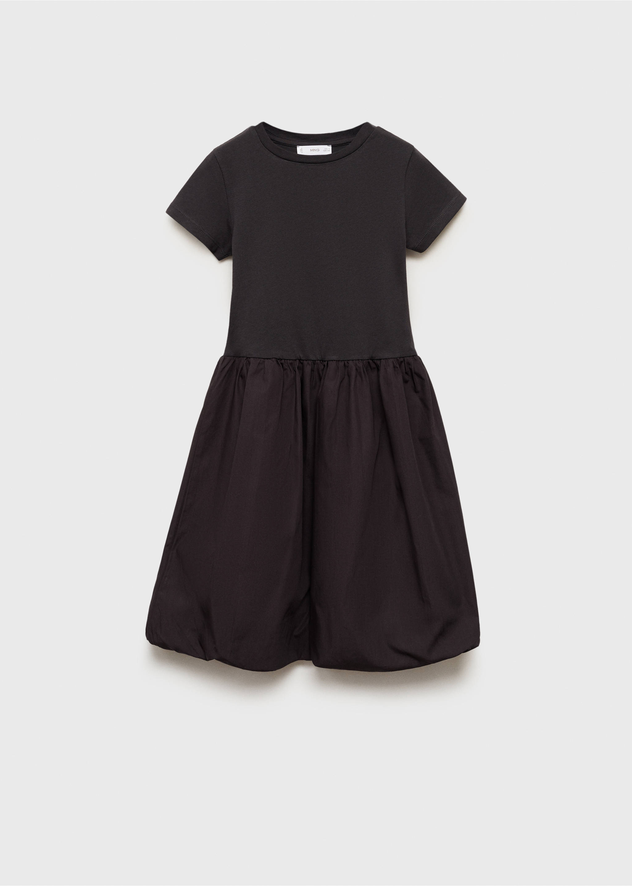 Ballon skirt dress - Article without model, Charcoal. Ref: 87085945-00.