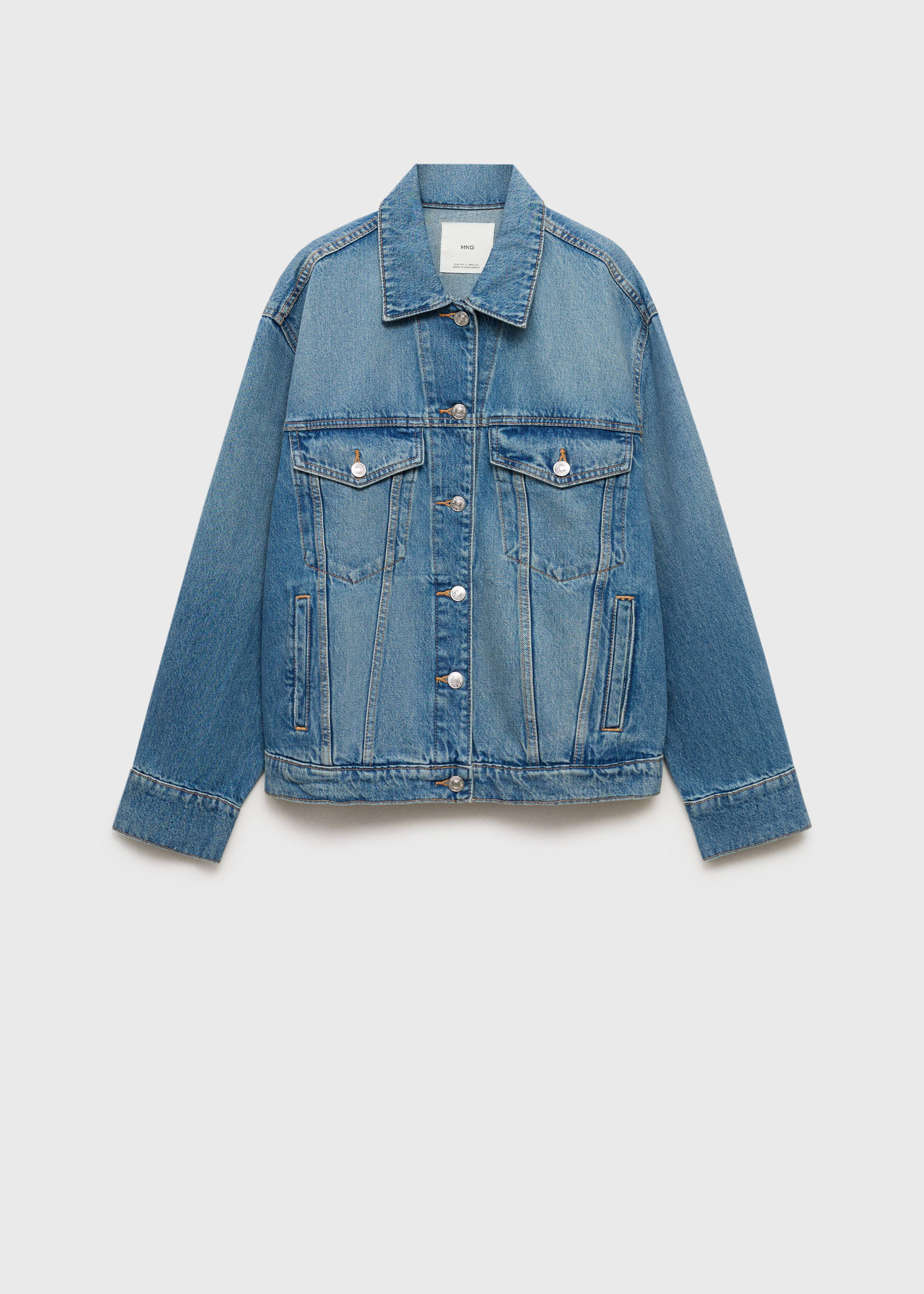 Chaqueta vaquera oversize bolsillos - Artículo sin modelo