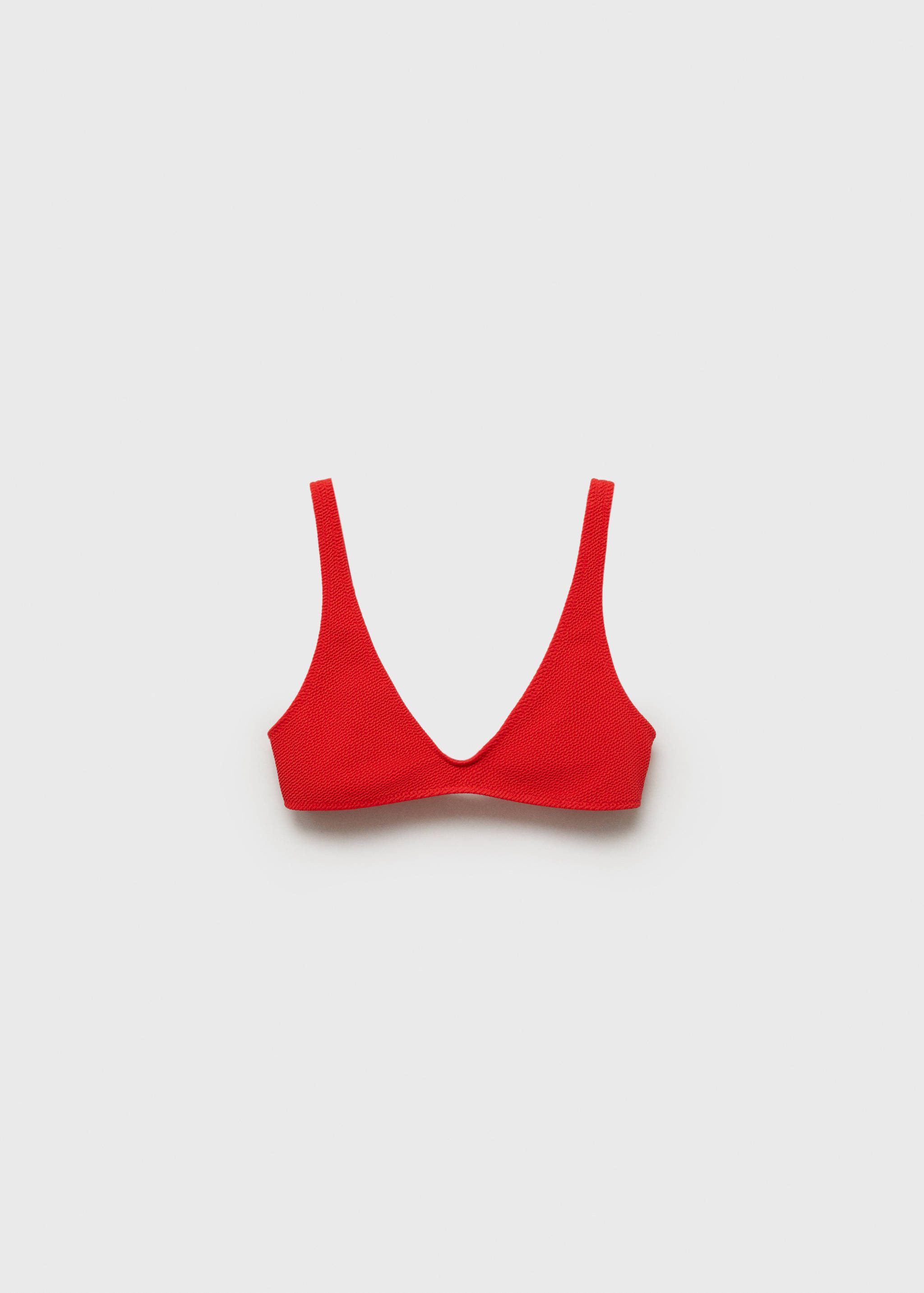 Textured bikini top - Article without model