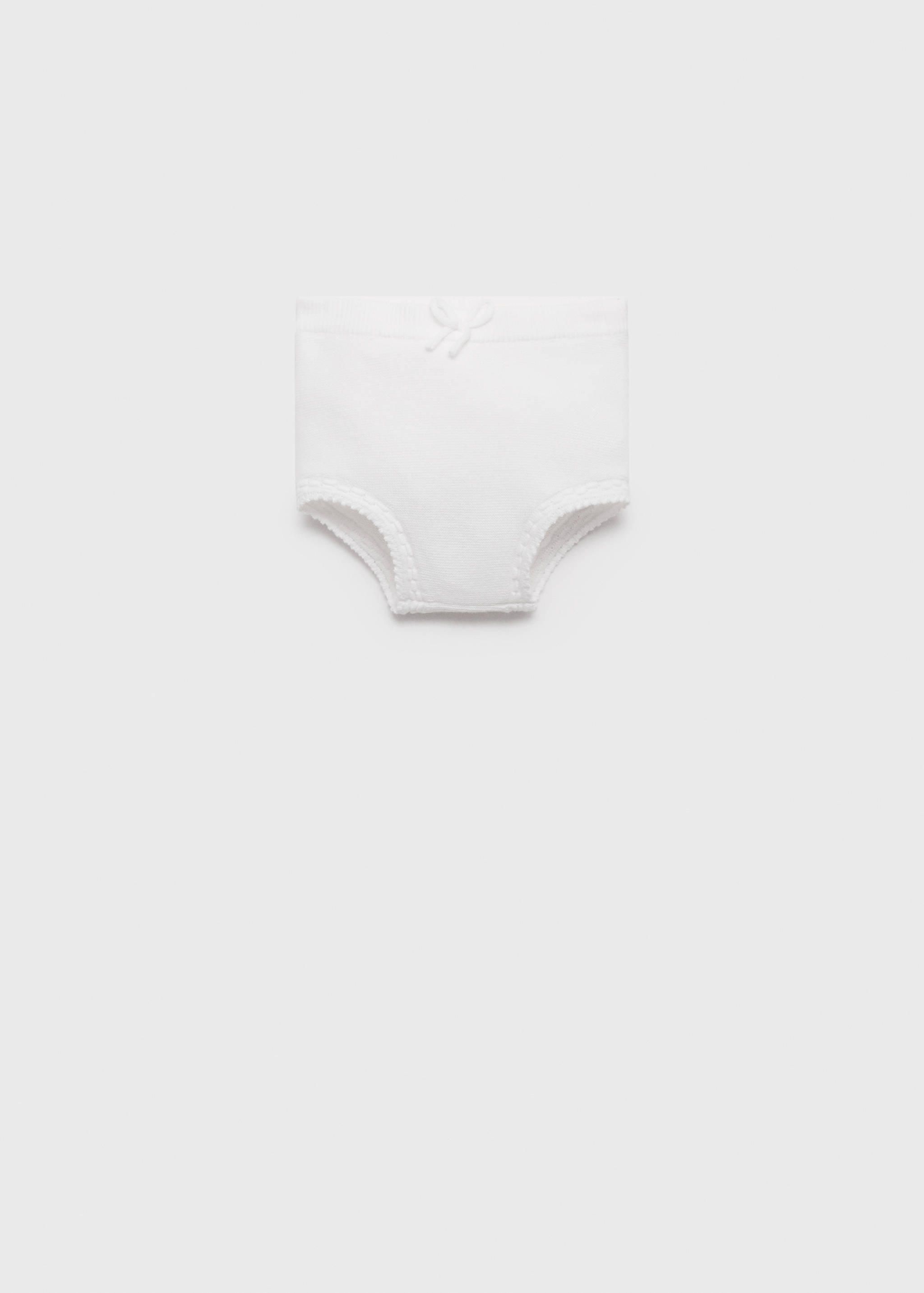 Short en maille coton - Article sans modèle