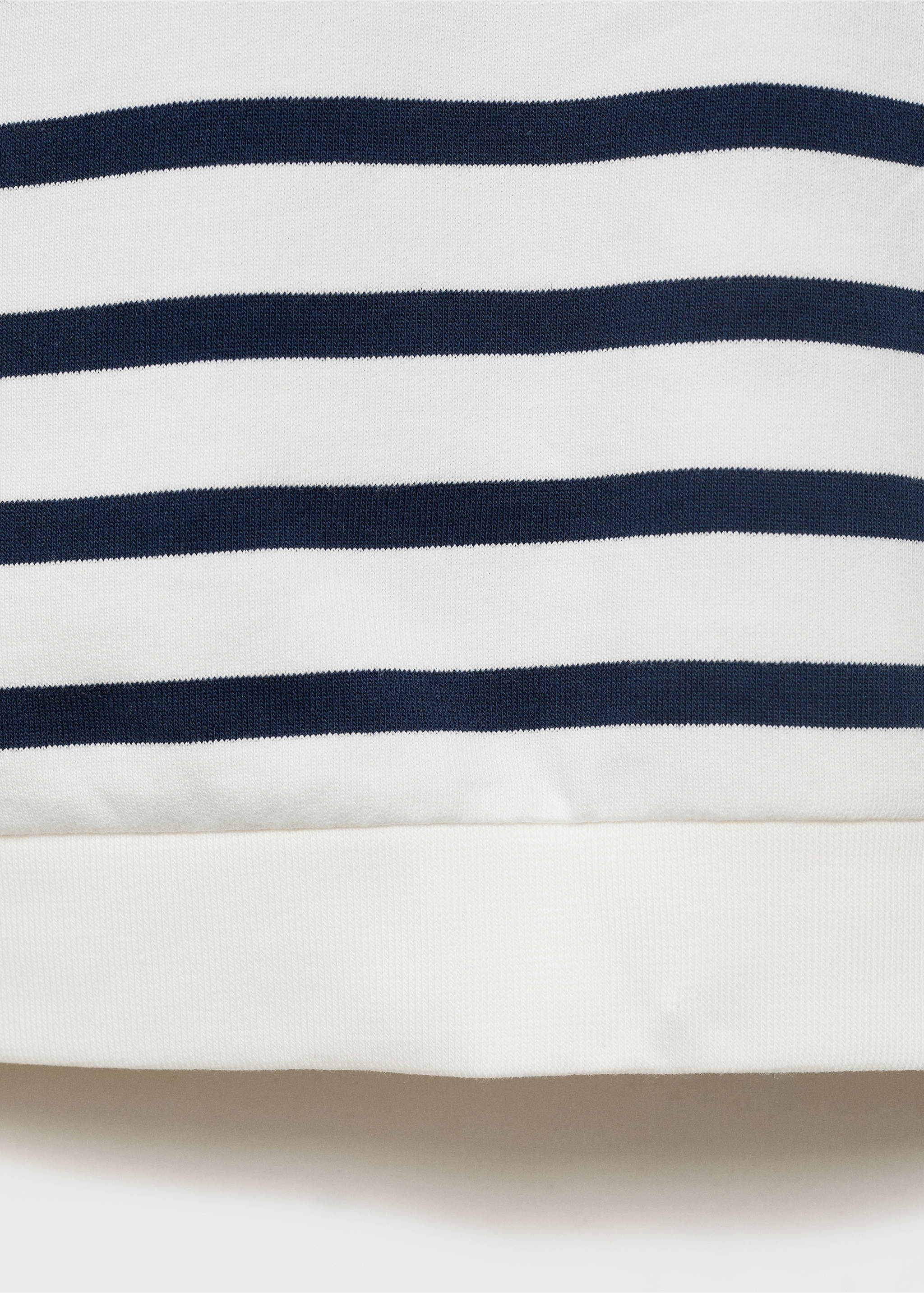Message striped sweatshirt - Details of the article 0, Dark Navy. Ref: 87085962-00.