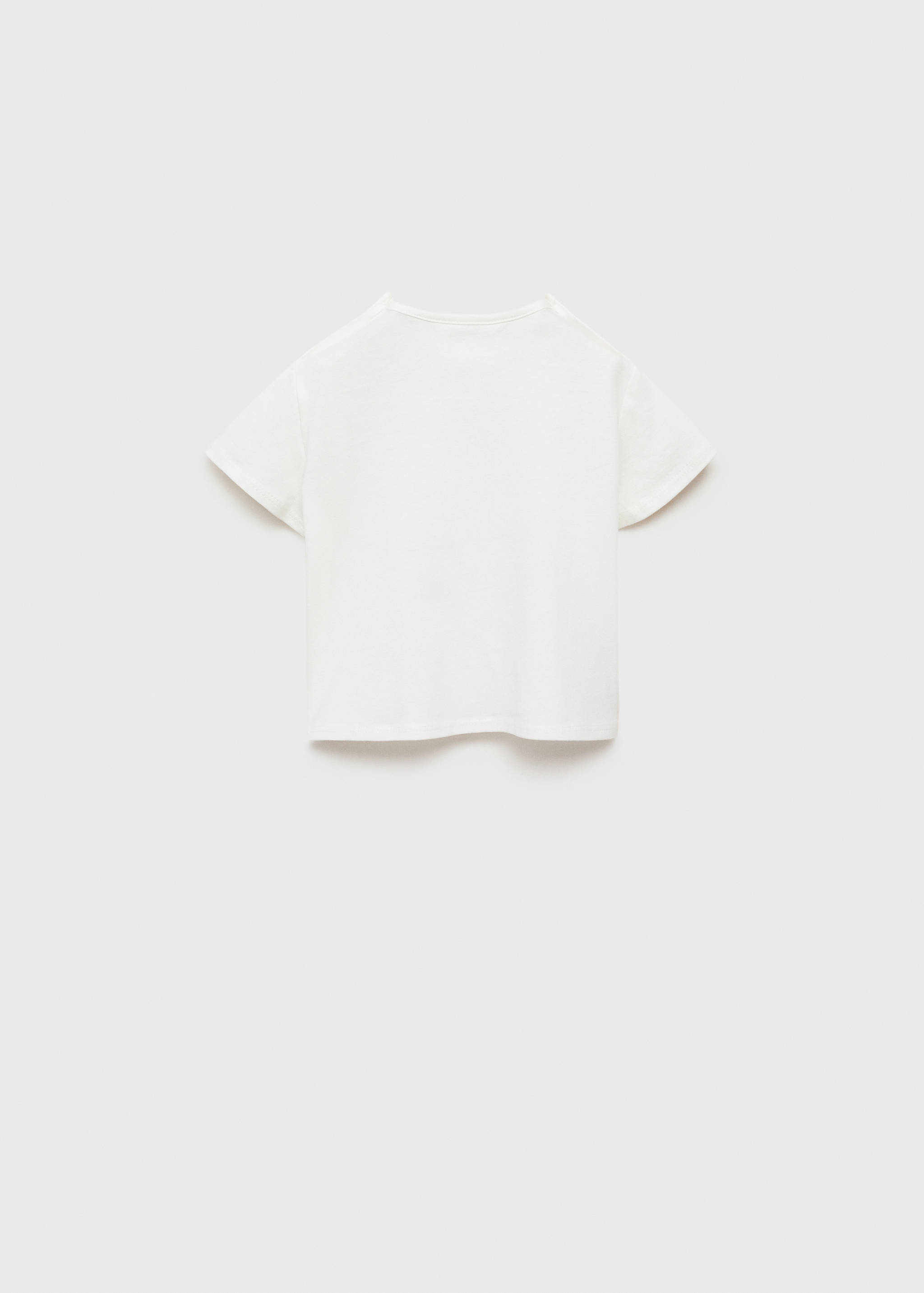 Embossed cotton t-shirt - Reverse of the article