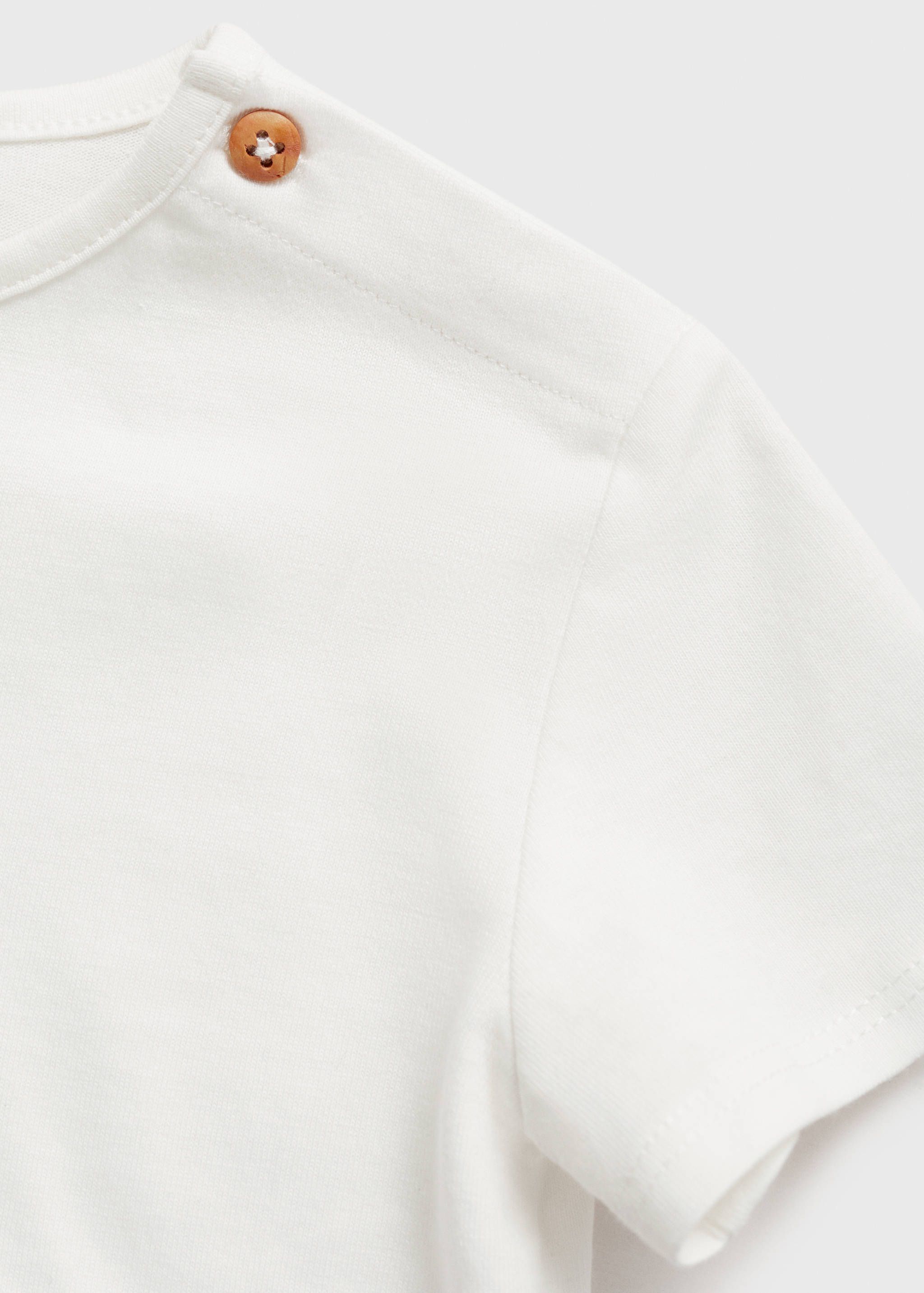 Embossed cotton t-shirt - Details of the article 0