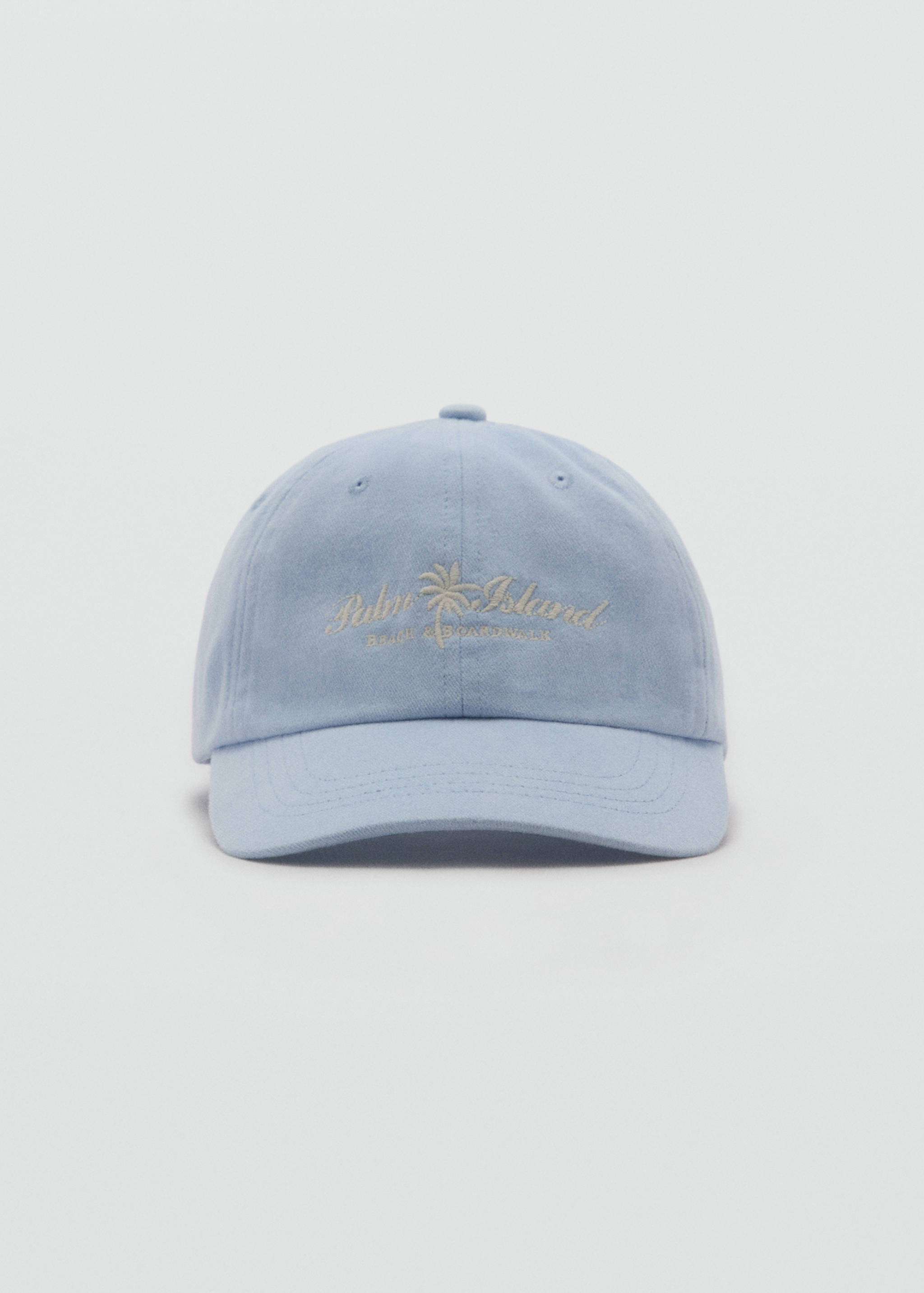 Gorra algodón visera - Plano medio