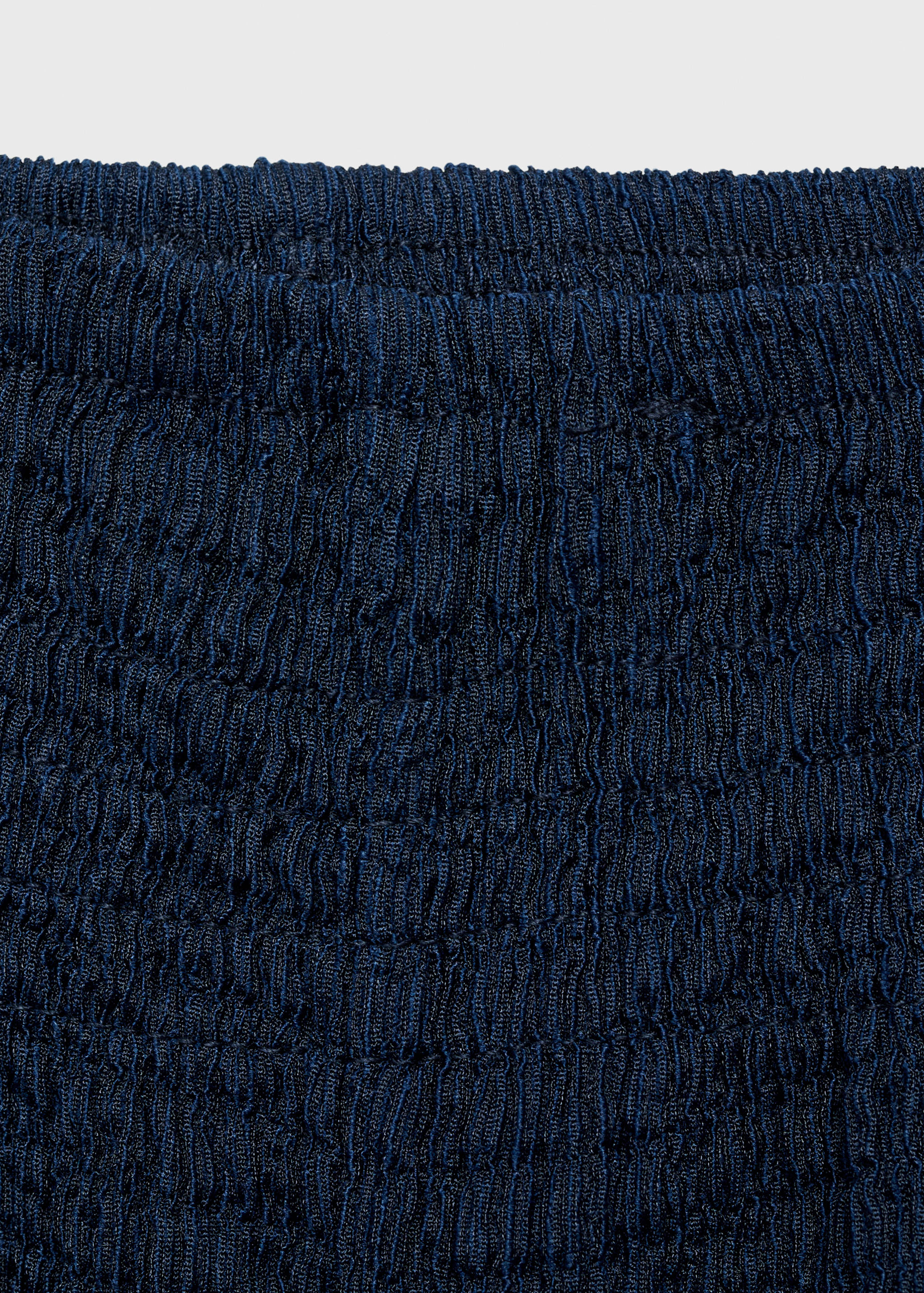 Ruffled textured shorts - Details of the article 8