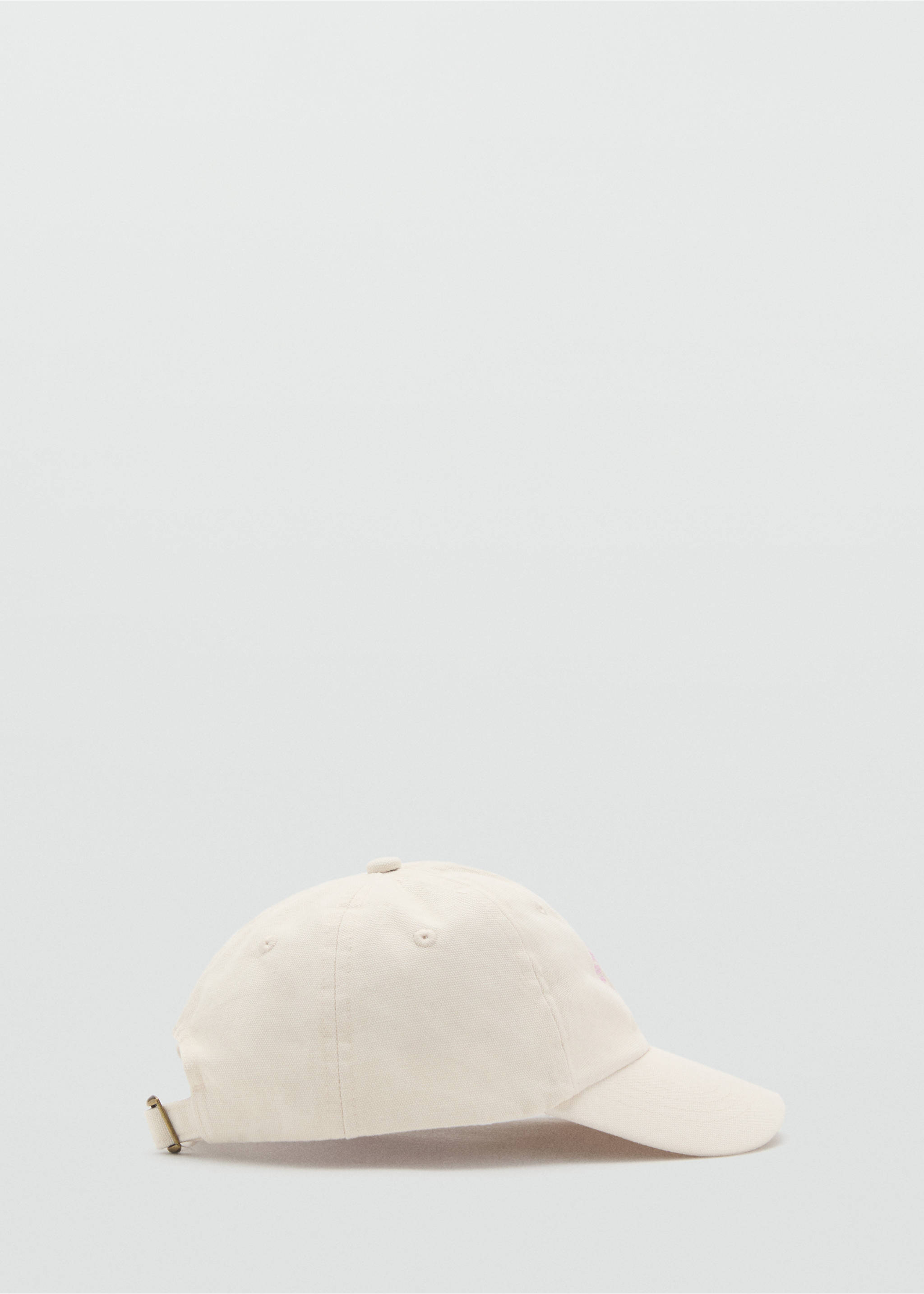 Schirmmütze aus Baumwolle - Artikel ohne Model, Ecru. Ref: 87085978-00.