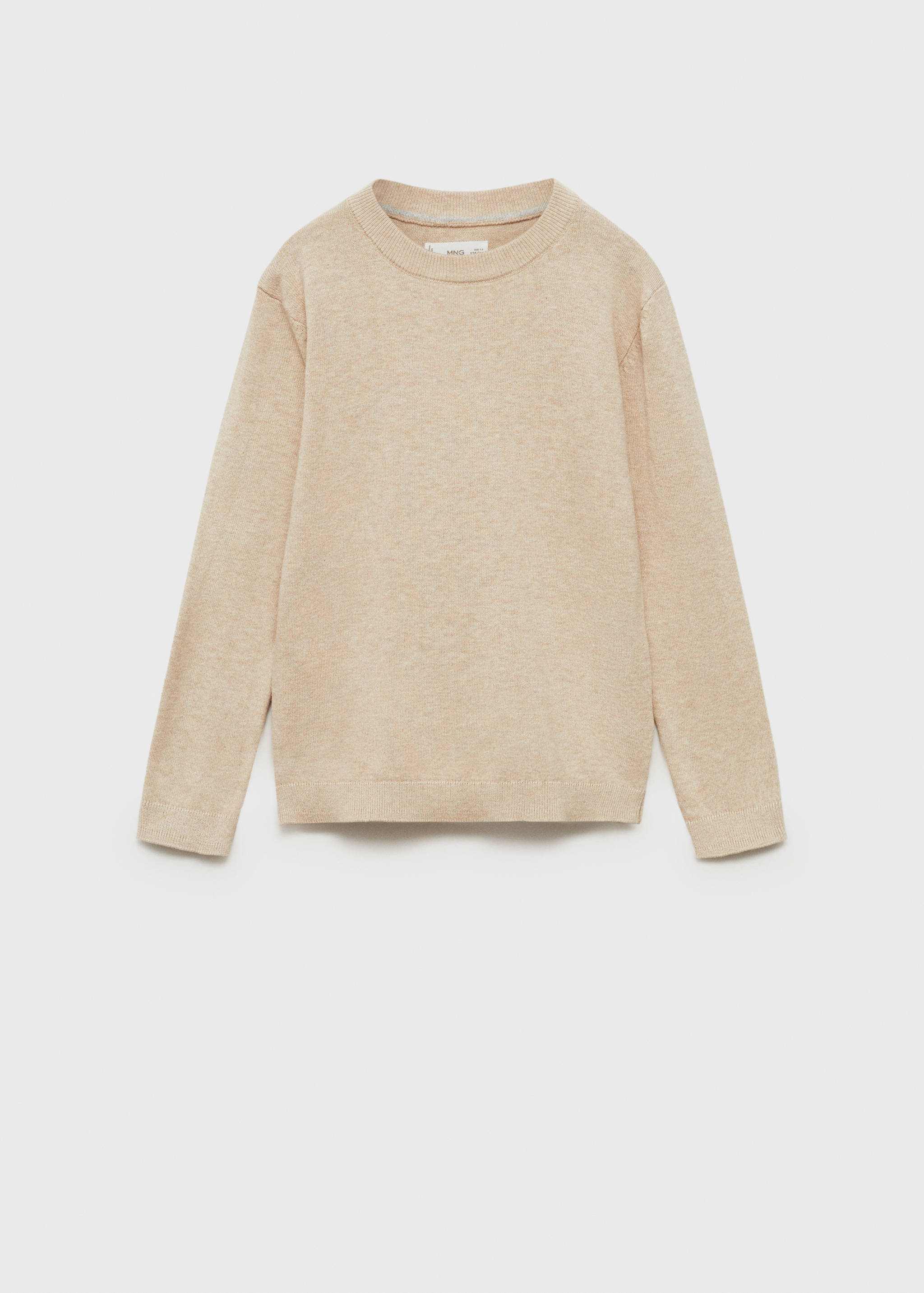 Melierter Baumwollpullover - Artikel ohne Model