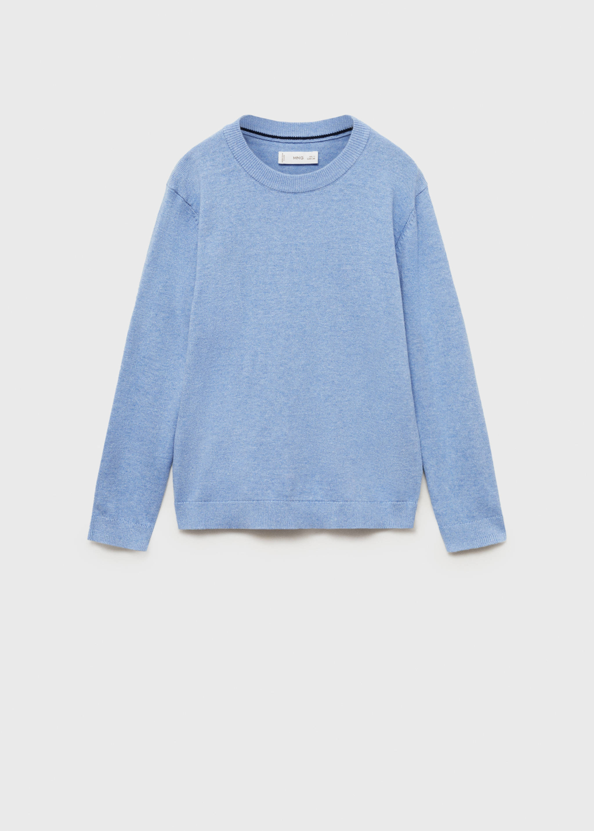 Melierter Baumwollpullover - Artikel ohne Model