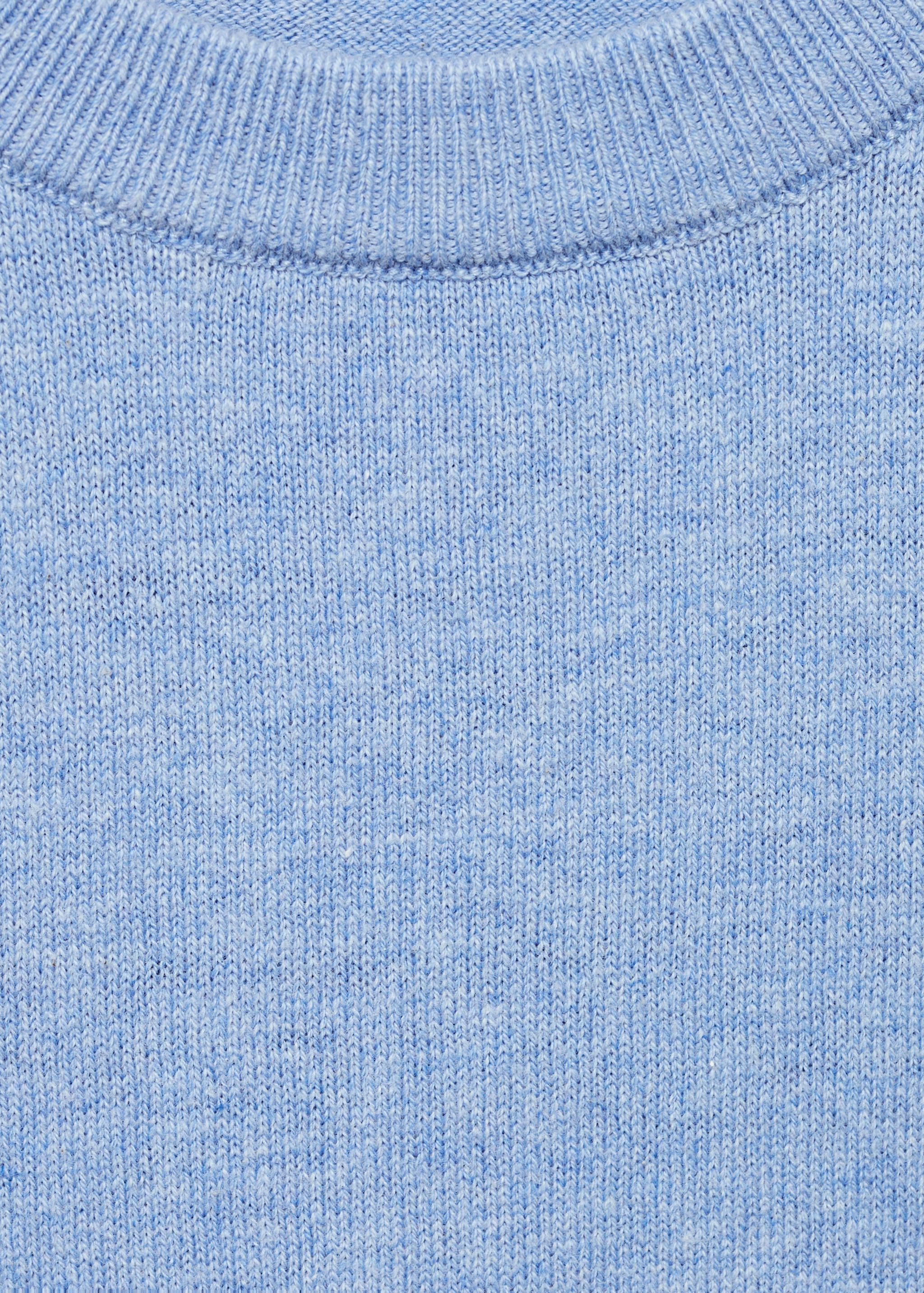 Melierter Baumwollpullover - Detail des Artikels 8