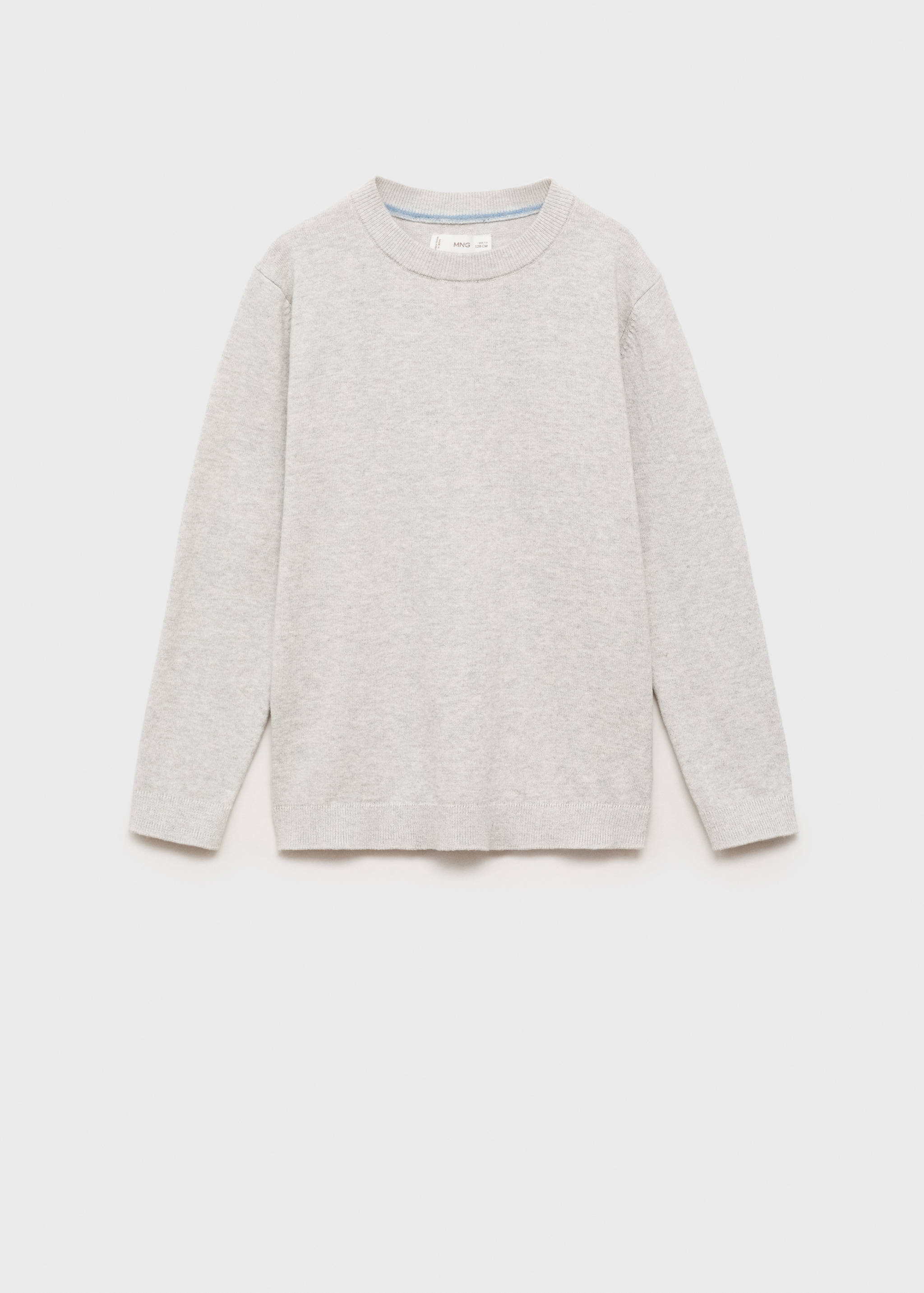 Melierter Baumwollpullover - Artikel ohne Model