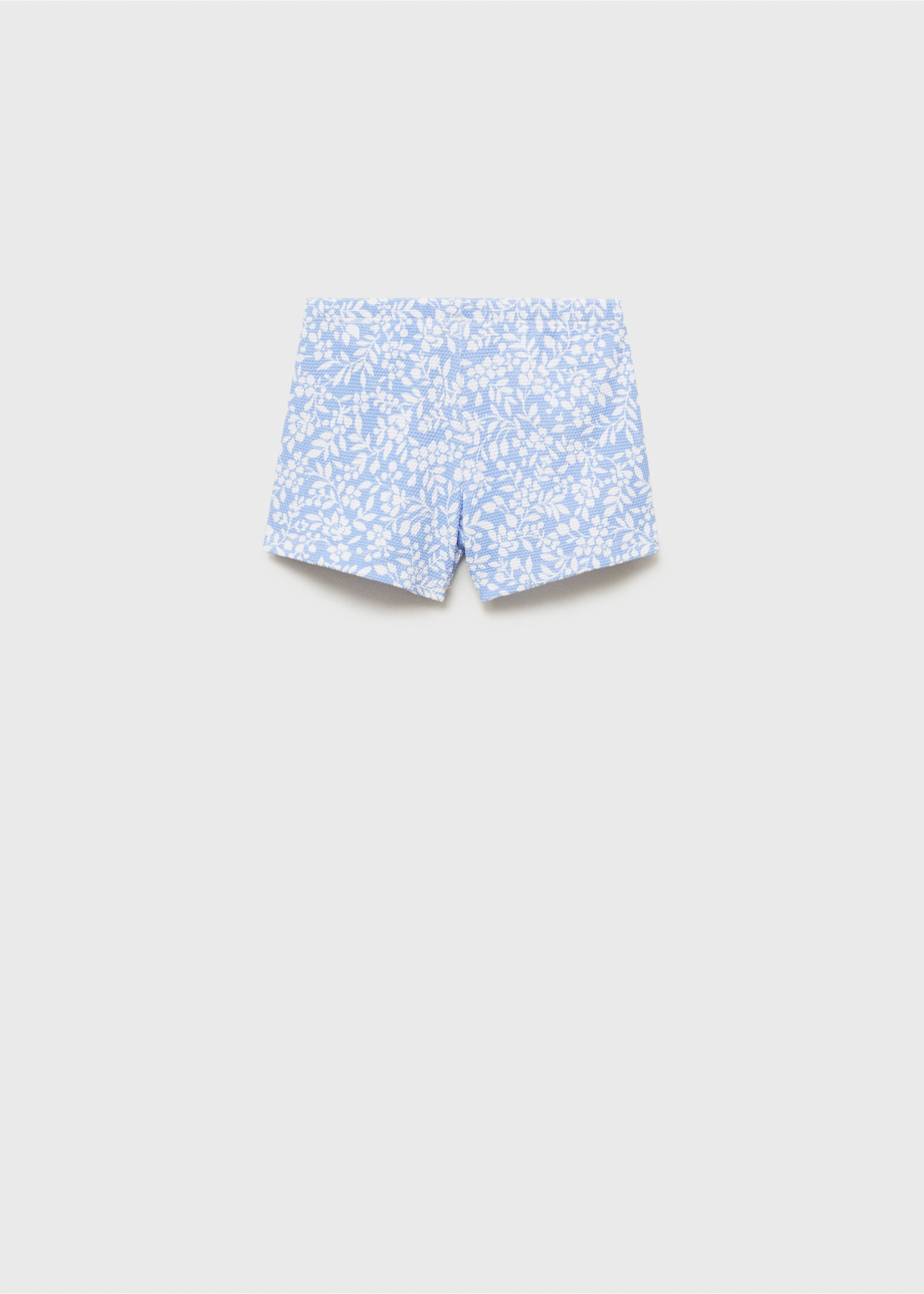 Maillot de bain à fleurs - Verso de l’article, Bleu ciel. Ref: 87085986-00.