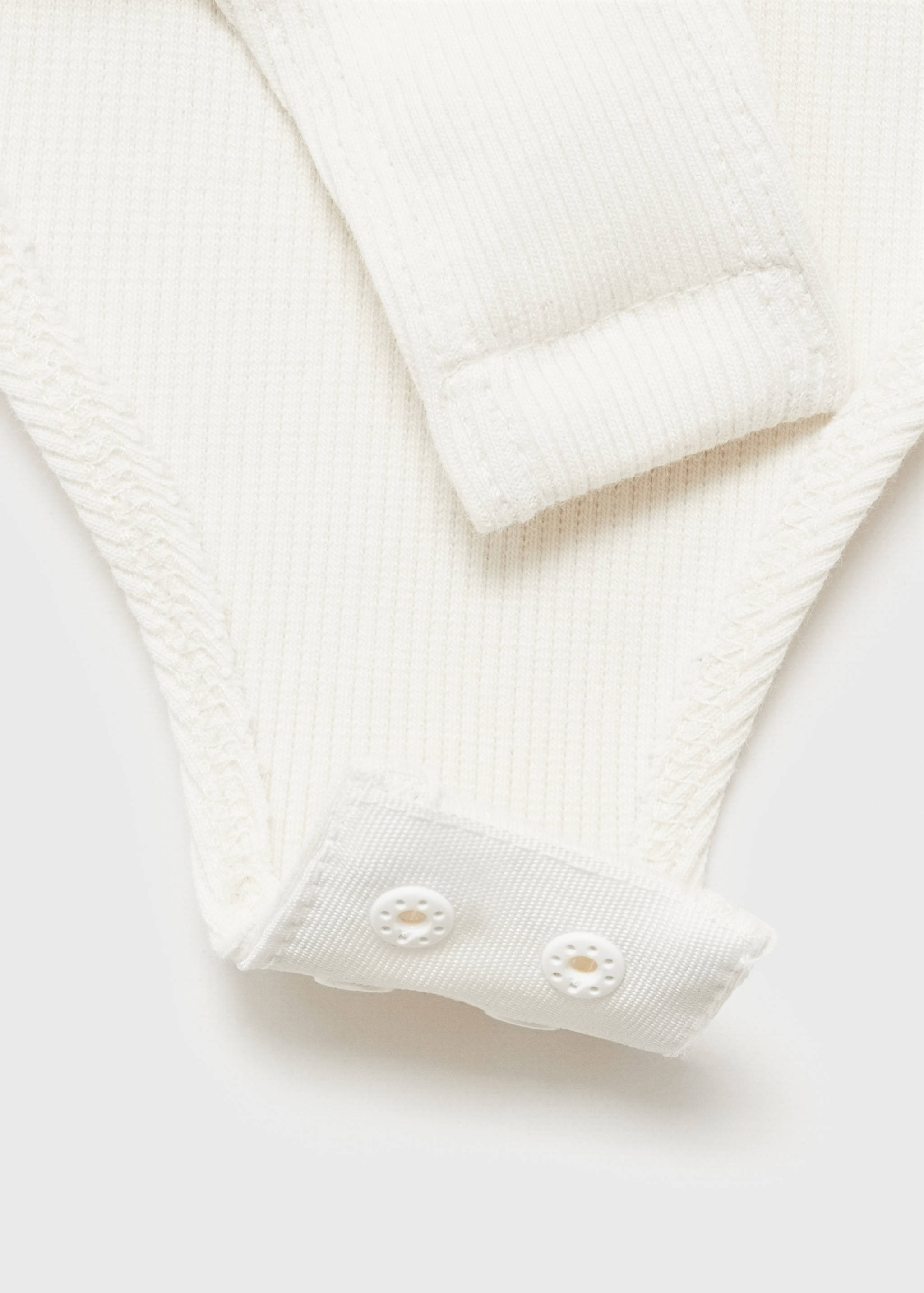 Ribbed cotton bodysuit - Details of the article 8