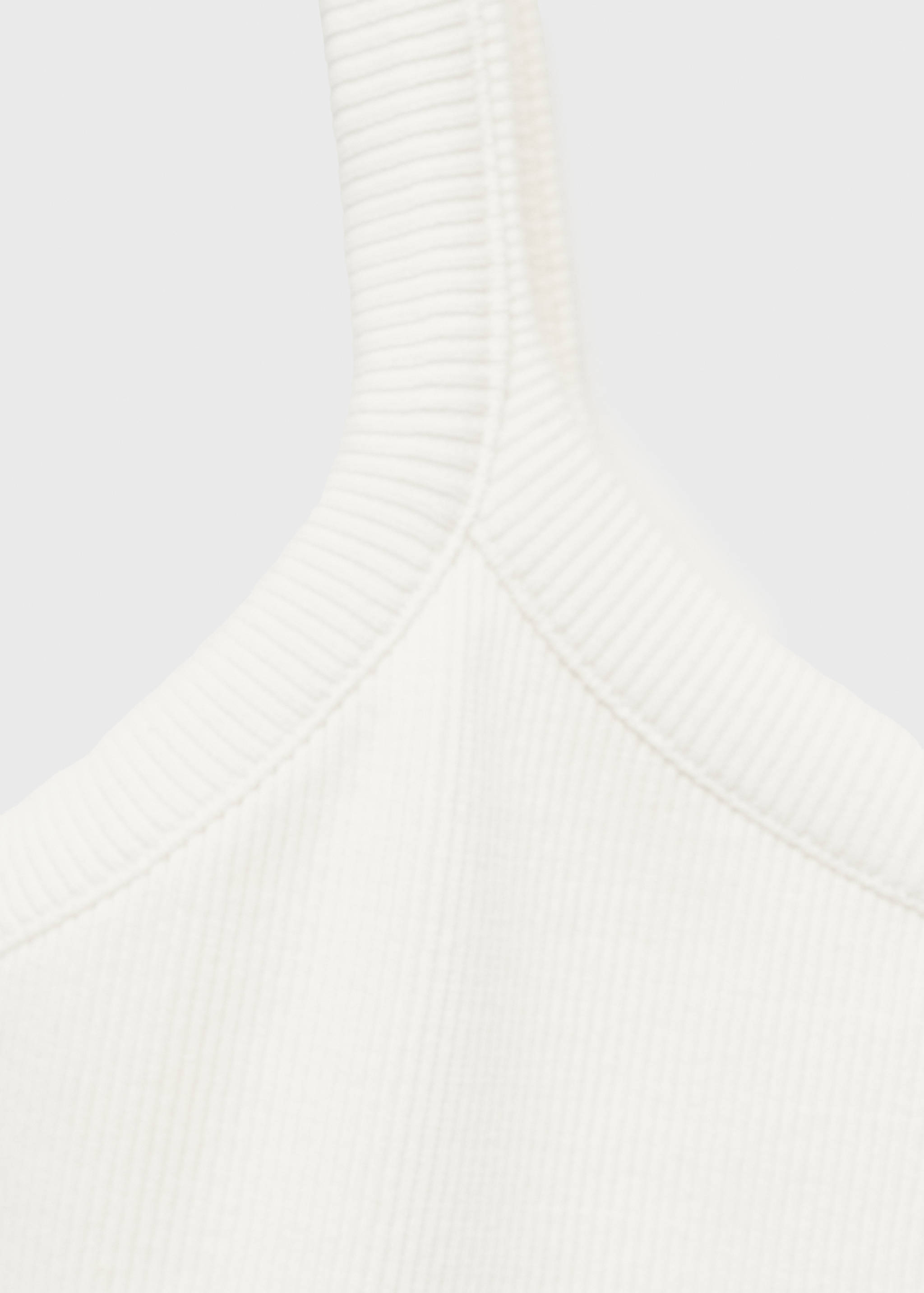 Ribbed cotton bodysuit - Details of the article 0