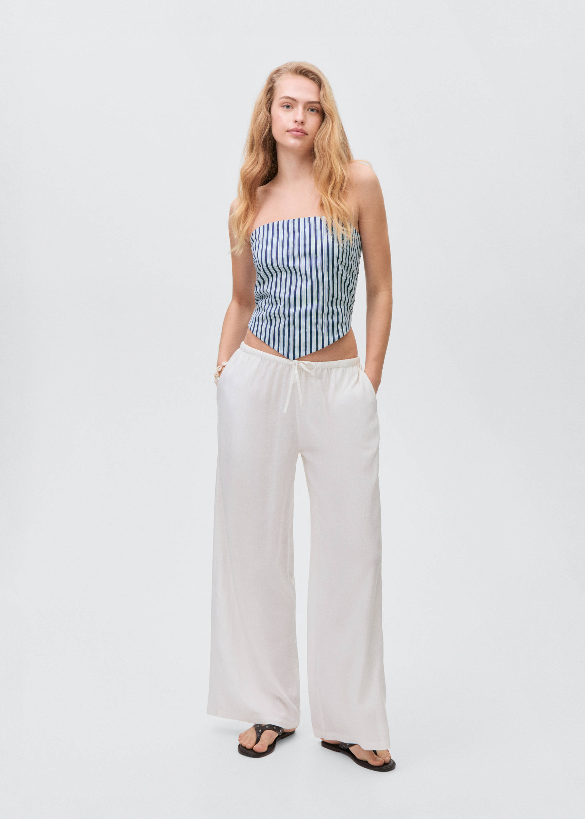 V-neck bandana top - General plane